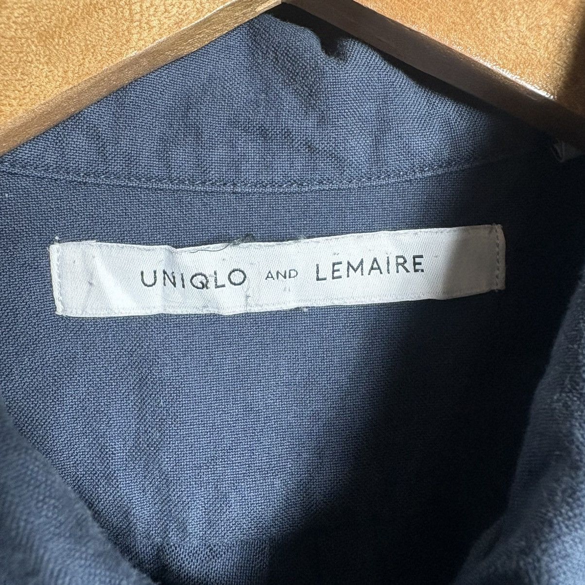 Lemaire × Uniqlo Lemaire x Uniqlo Navy Long Sleeve Shirt Size US M / EU 48-50 / 2 - 3 Thumbnail