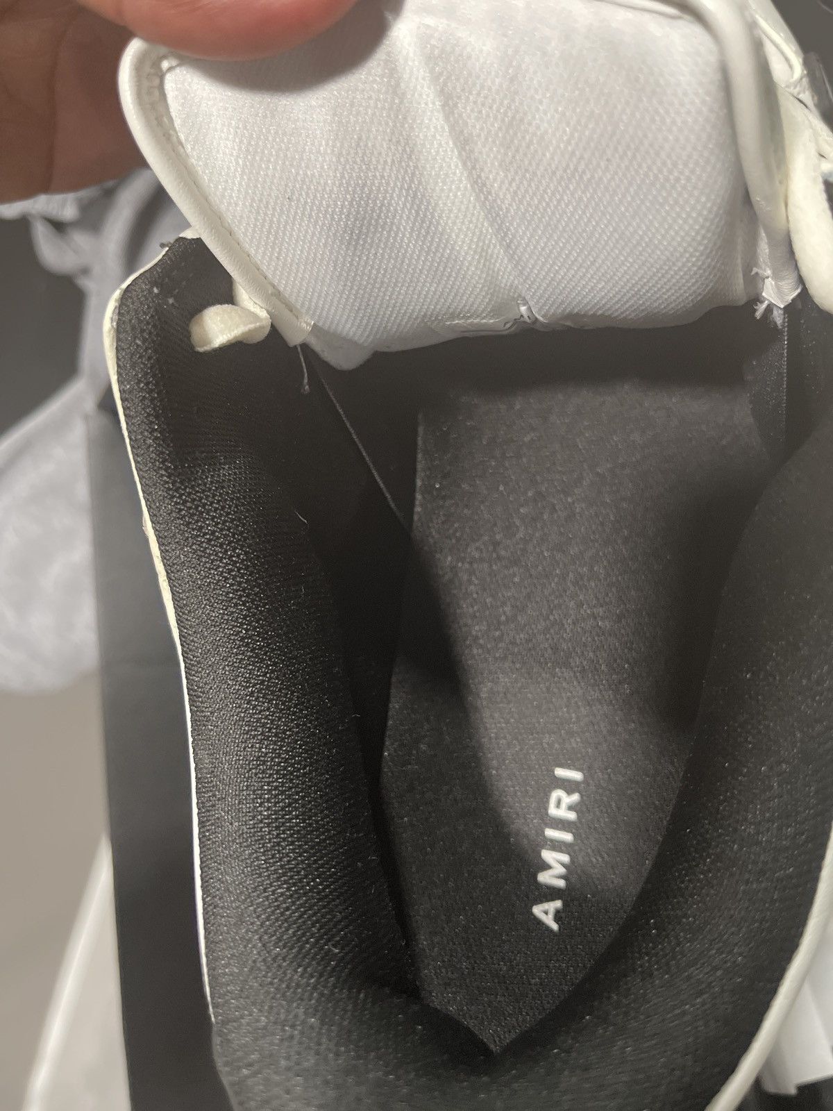 Amiri White and black Amiri skeleton chunky Size US 10 / EU 43 - 9 Thumbnail