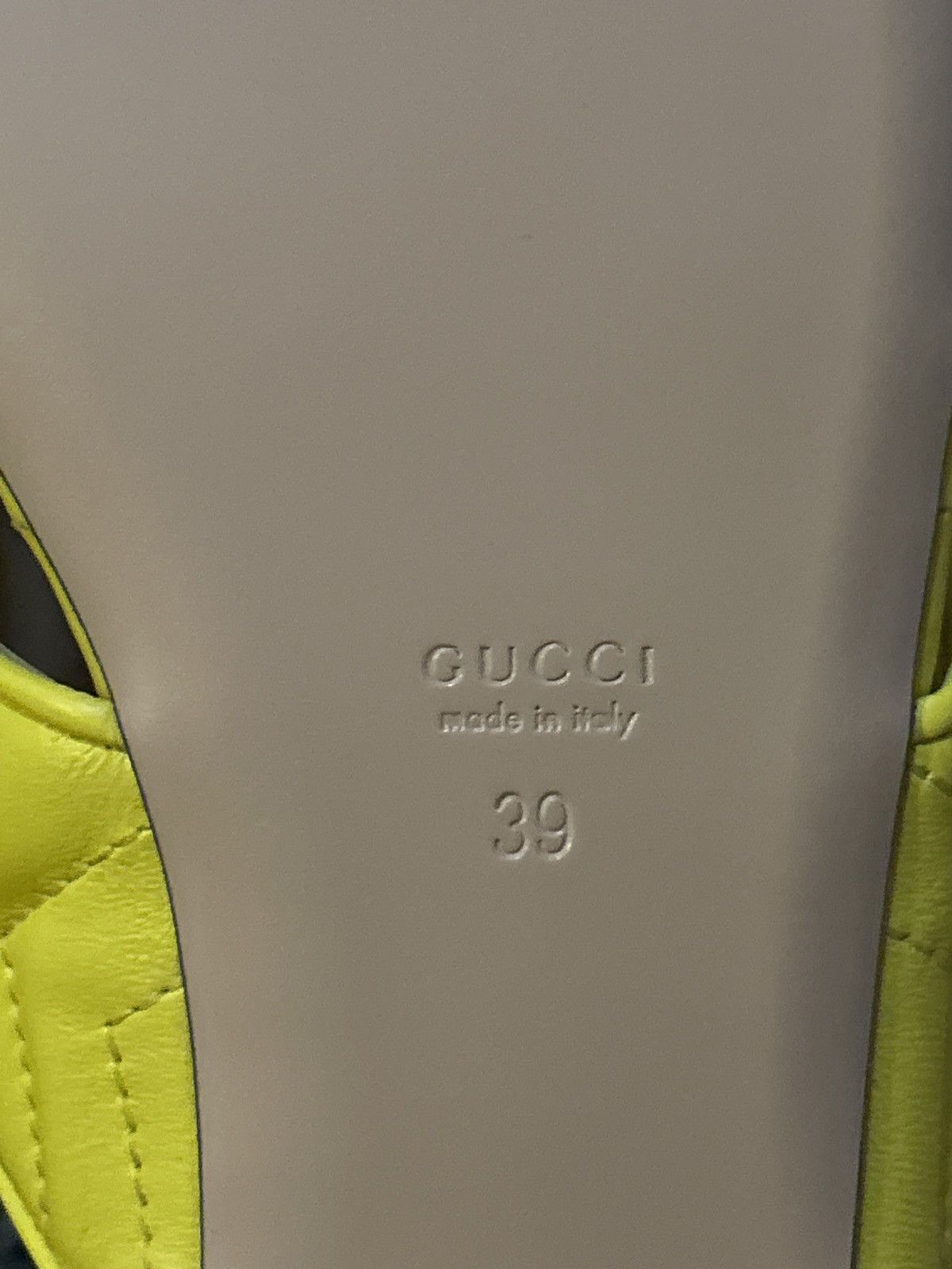 Gucci Gucci Double G Thong Sandal Flip Flop Acid Lime Size US 9 / IT 39 - 6 Thumbnail