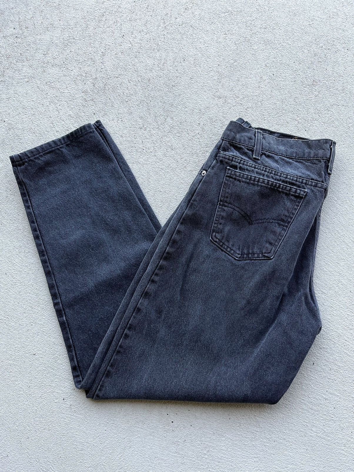 Levi's × Levi's Vintage Clothing Levi's Grey Denim Orange Label Size US 32 / EU 48 - 2 Thumbnail