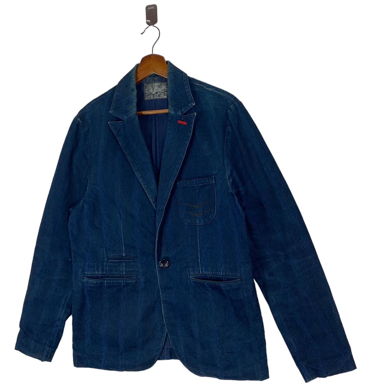 45rpm × If Six Was Nine × Japanese Brand VINTAGE DOARAT BLUE DENIM COAT 45RPM STYLE COAT Size US M / EU 48-50 / 2 - 2 Thumbnail