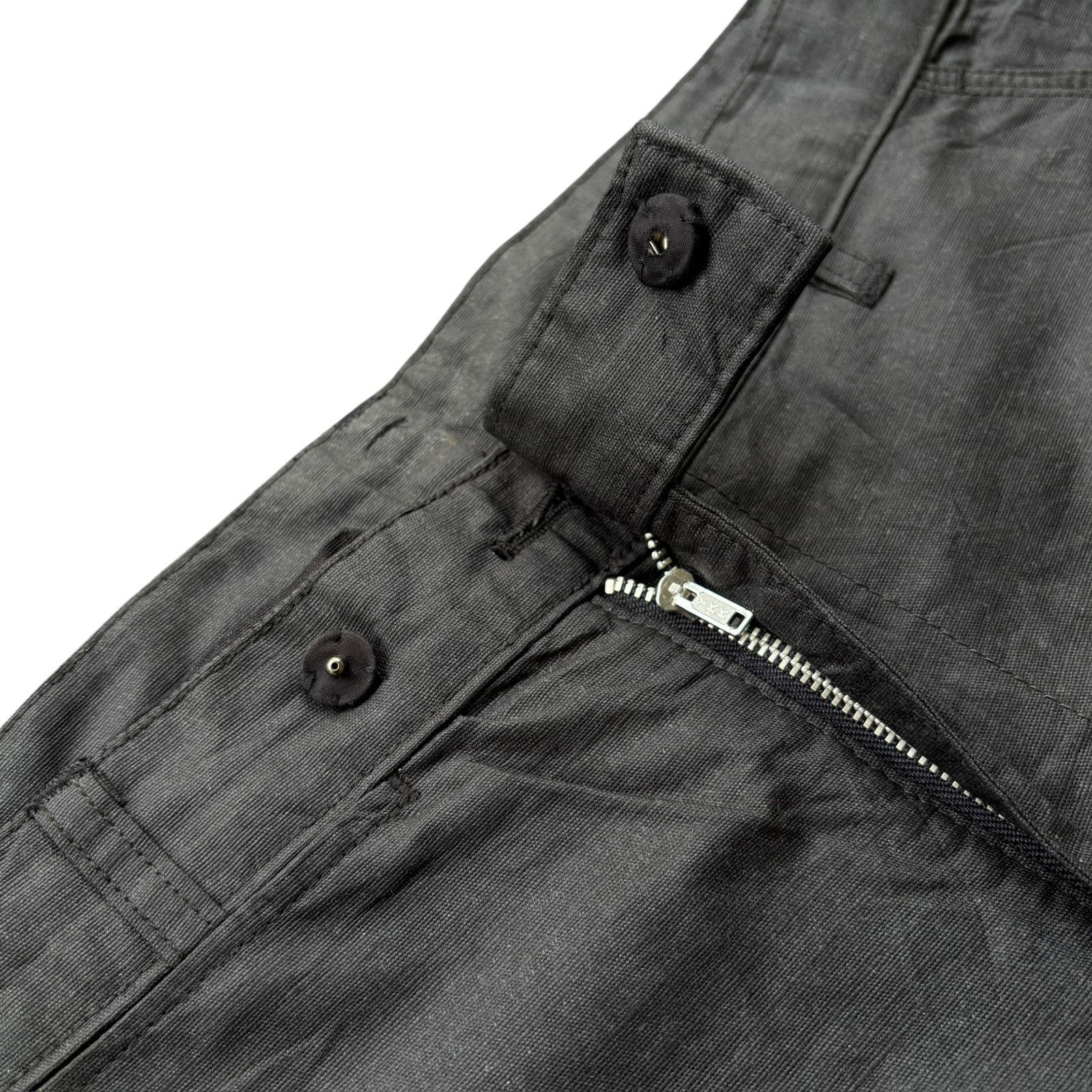Issey Miyake tsumori chisato issey miyake wide leg coated trousers pants Size US 32 / EU 48 - 4 Thumbnail