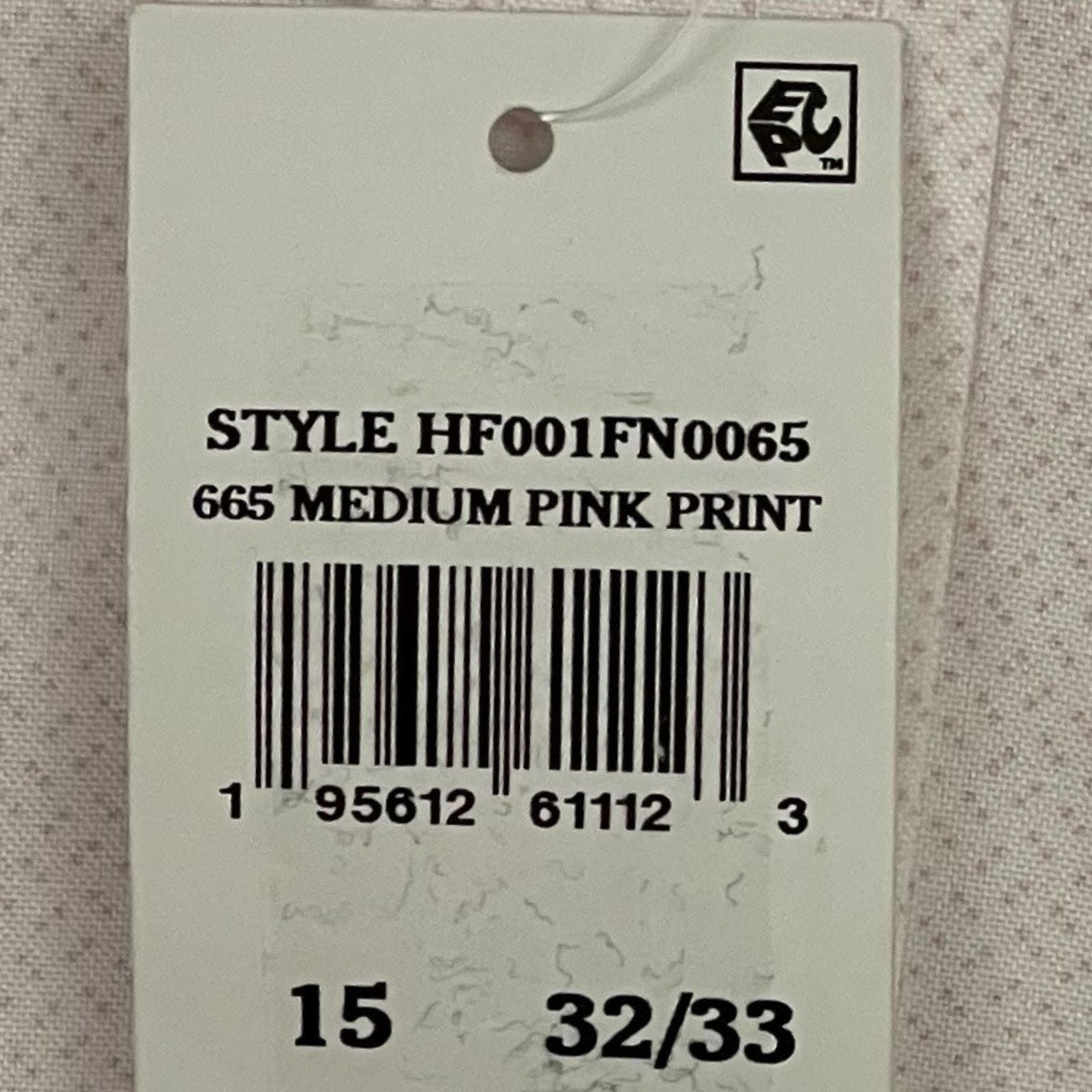 Hickey Freeman Hickey Freeman Dress Shirt Mens 15 32/33 Pink Modern Fit Size US M / EU 48-50 / 2 - 10 Thumbnail