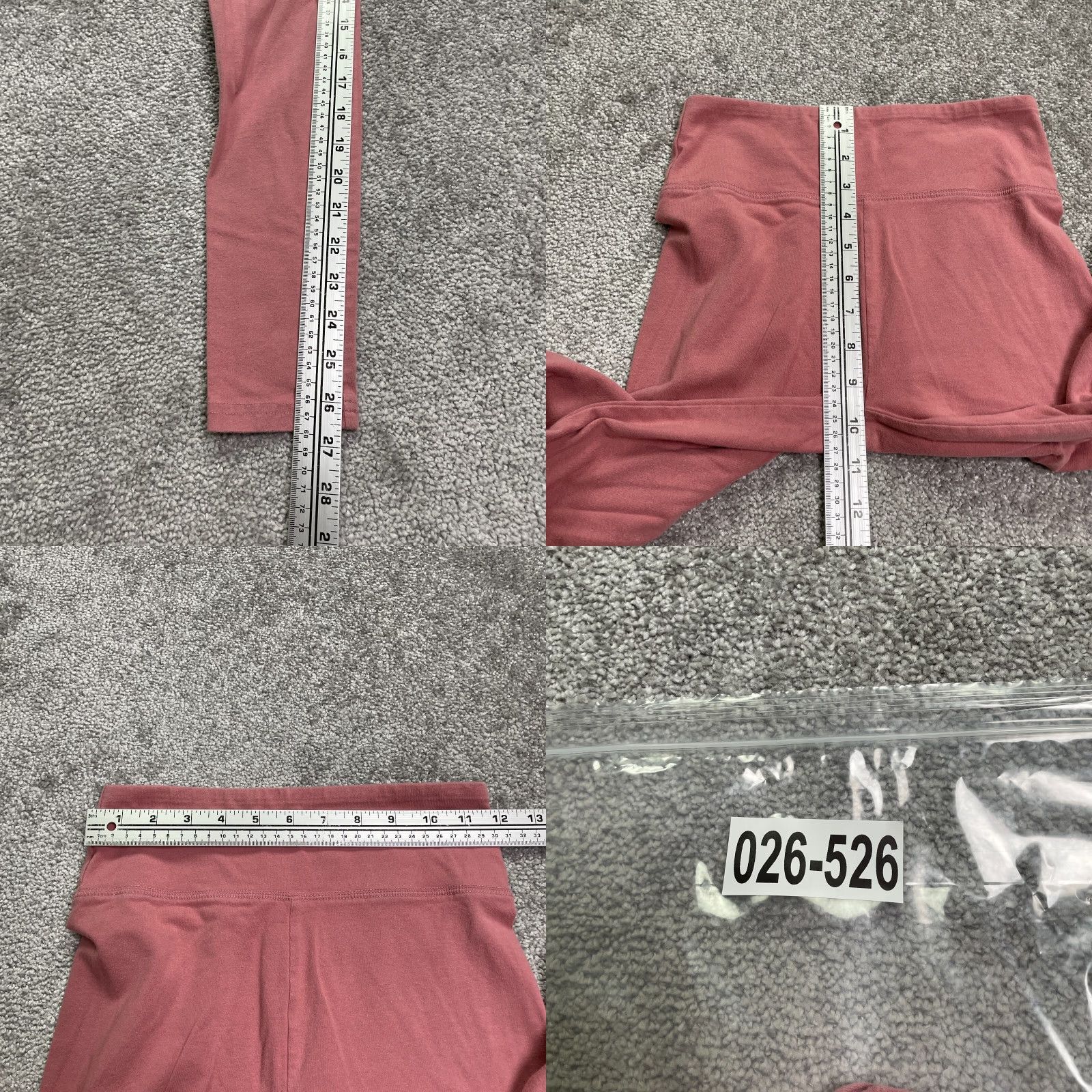 Vintage Wild Fable Compression Leggings Womens XS Peach Cotton Active Yoga Gym 24x26.5 Size 26" / US 2 / IT 38 - 8 Thumbnail