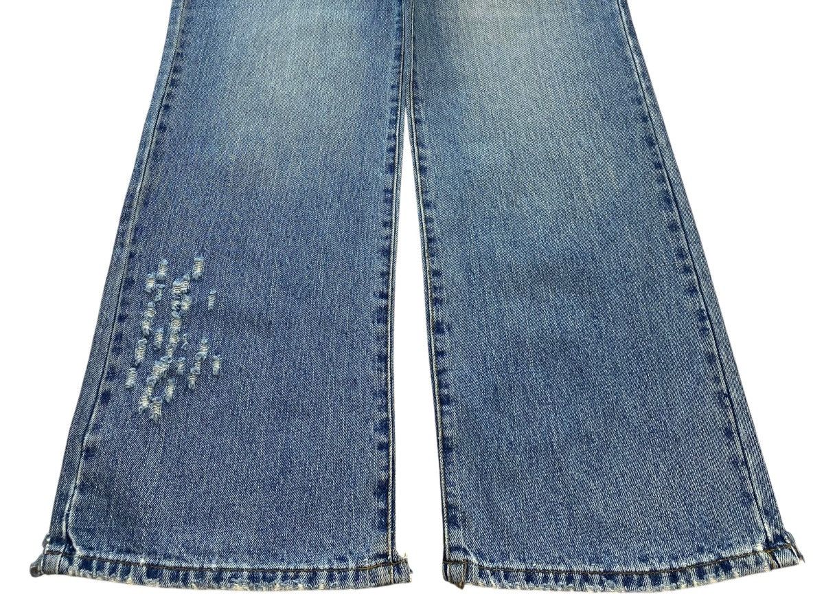 Guess Guess Faded Blue Wash Distressed Style Straight Leg Jean Size US 32 / EU 48 - 5 Thumbnail
