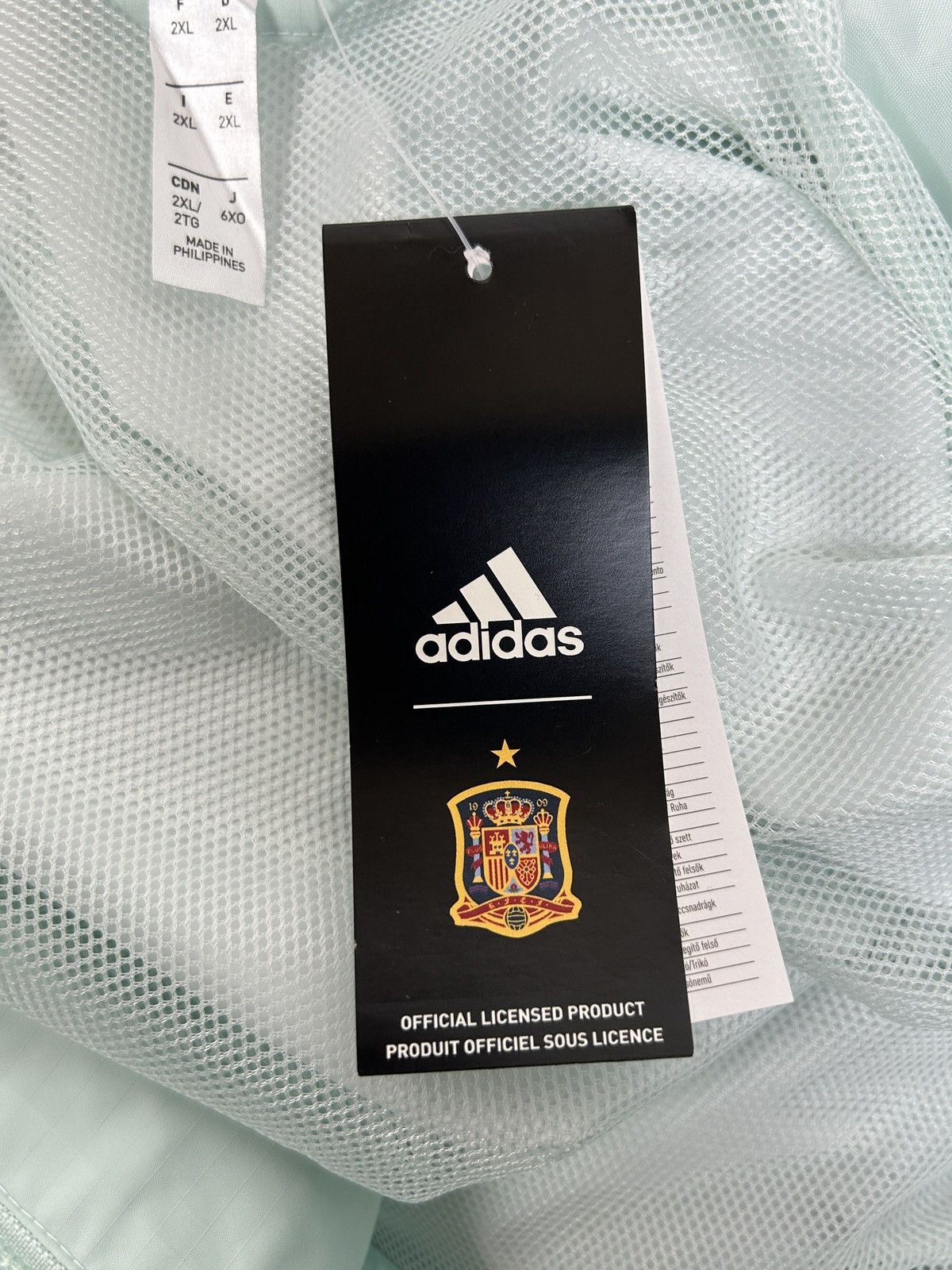 Adidas NWT Adidas Spain FEF Storm Jacket Aeroready Parka XXL Size US XXL / EU 58 / 5 - 10 Thumbnail