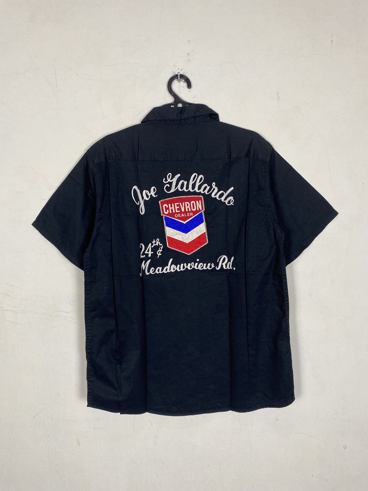 Toyo Enterprises Vintage Style Eyes Chevron Dealer Bowling Shirt Size US M / EU 48-50 / 2 - 2 Thumbnail