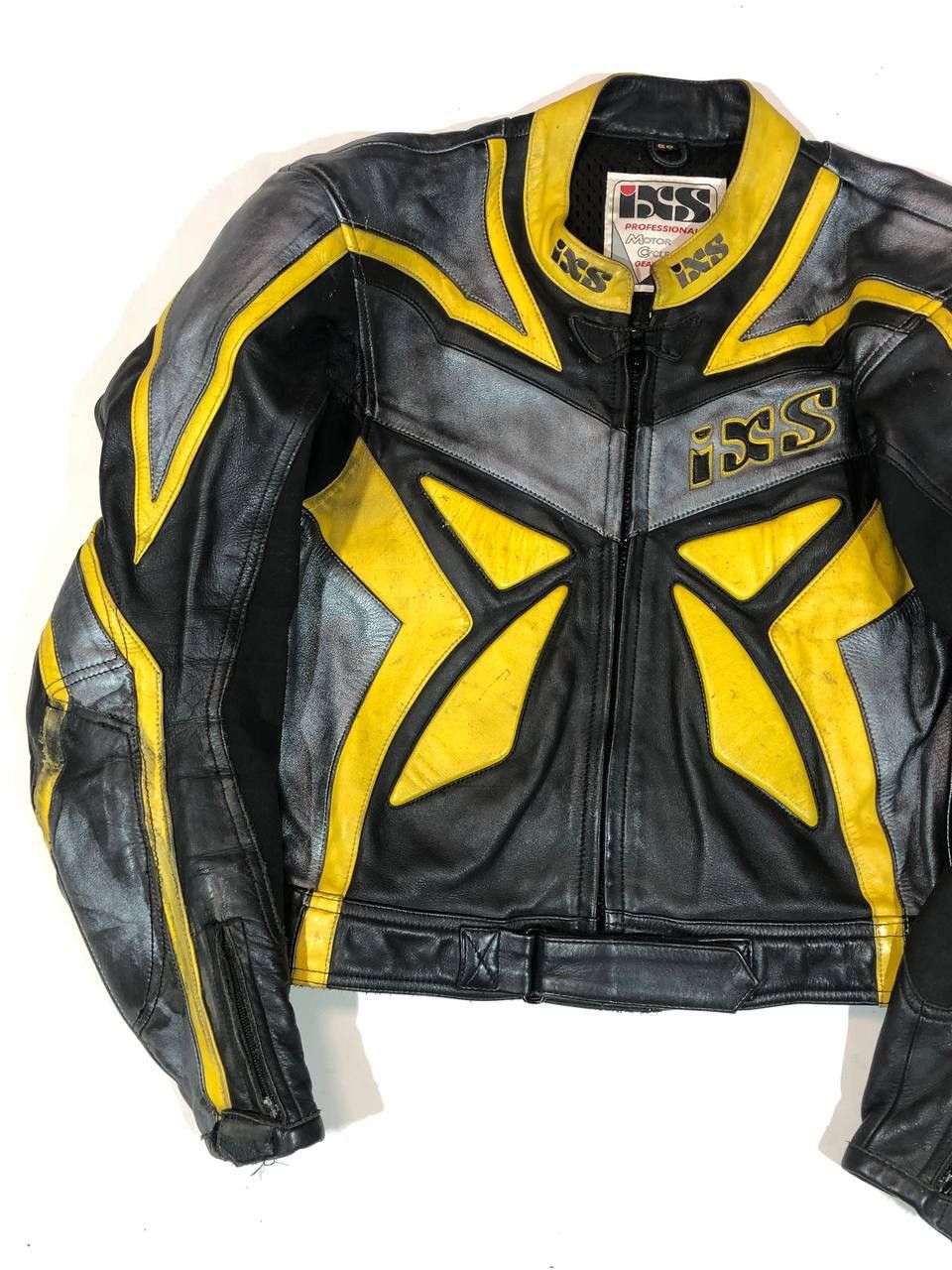 Japanese Brand IXS Leather Moto Racing Jacket Vintage Size US L / EU 52-54 / 3 - 3 Thumbnail