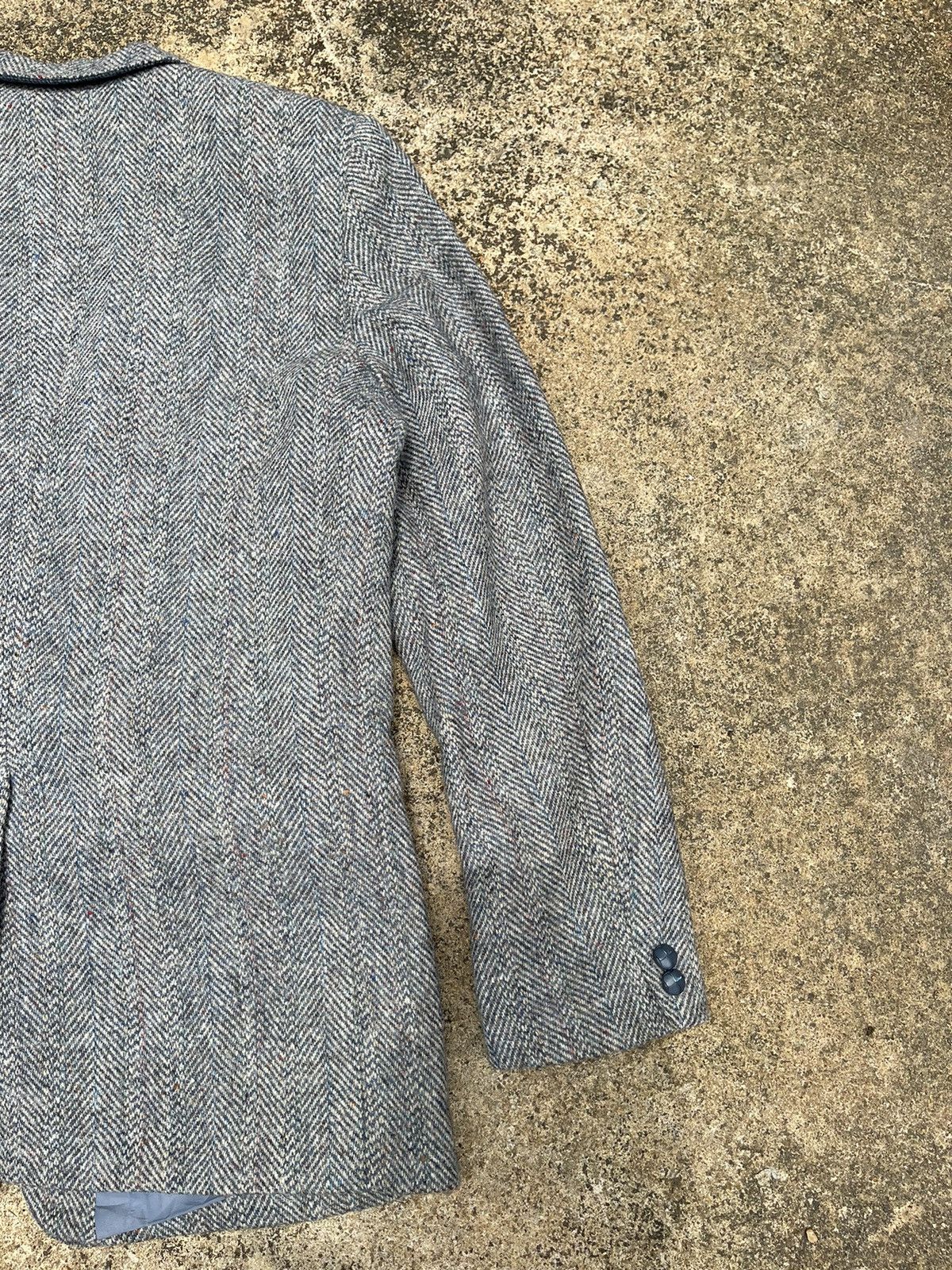 Designer Harris Tweed Handwoven Blazer Jacket Made for Pitlochry Size US M / EU 48-50 / 2 - 11 Thumbnail