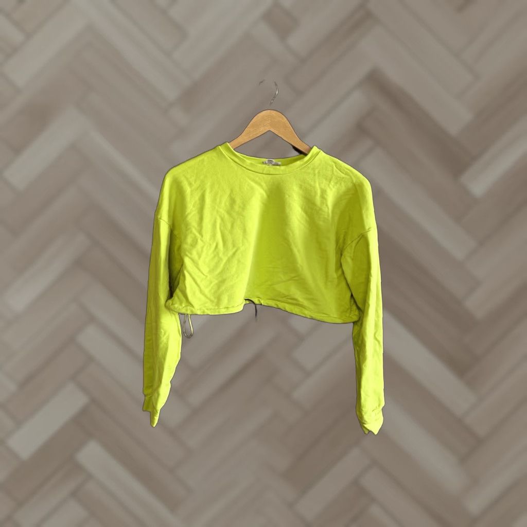 superdown Superdown Sweatshirt Womens Green Long Sleeve Pullover Cropped Size M Size M / US 6-8 / IT 42-44 - 1 Thumbnail