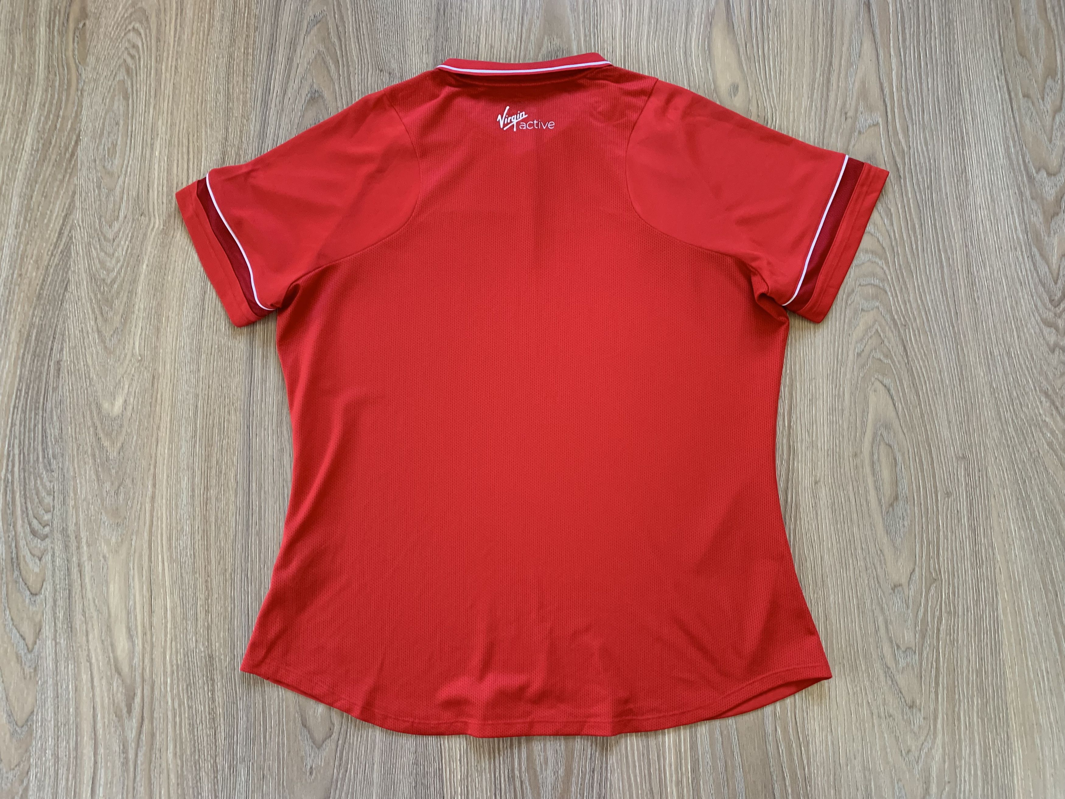 Nike Nike Womens Red Sport Polo T Shirt Size XL / US 12-14 / IT 48-50 - 3 Thumbnail
