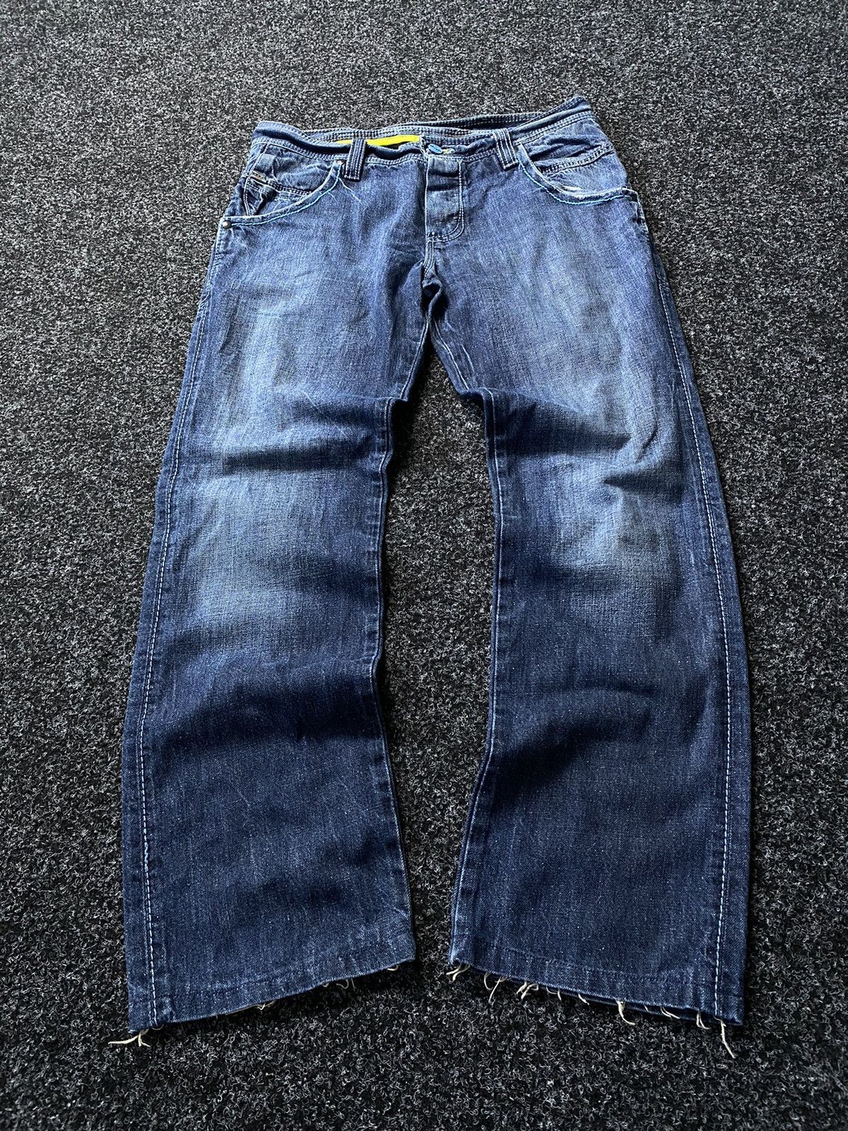 If Six Was Nine × Vintage × Wrangler Vintage 90s Y2K Wrangler Denim Jeans baggy pants Size US 34 / EU 50 - 1 Thumbnail