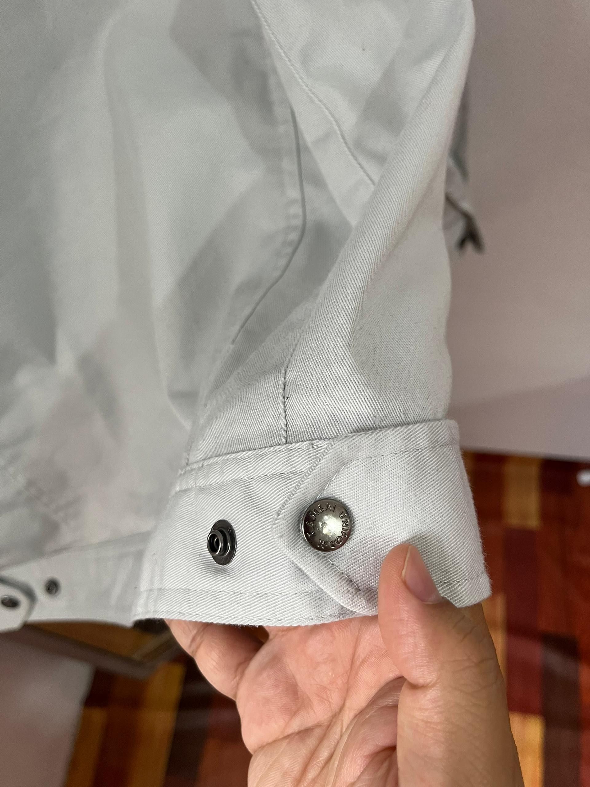 Kansai Yamamoto Kansai Yamamoto Light Grey Utility Work Jacket Size US L / EU 52-54 / 3 - 14 Thumbnail
