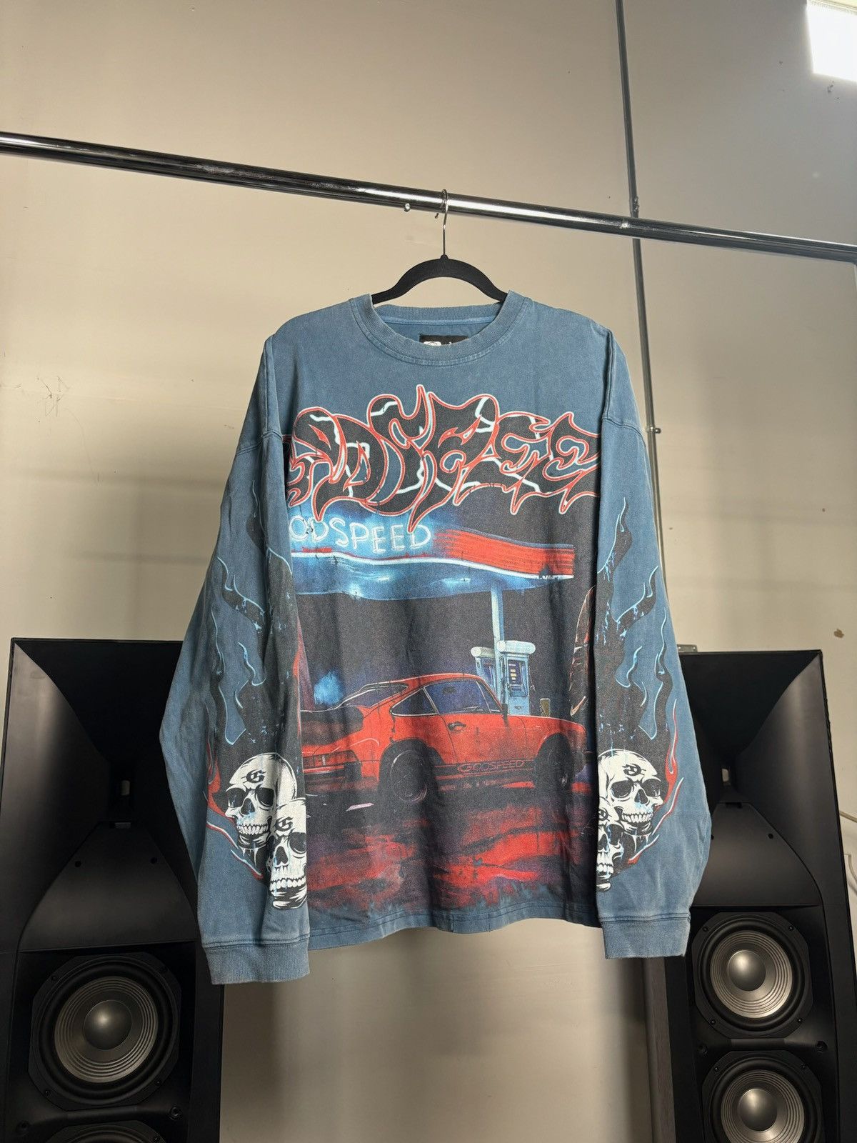 Godspeed Godspeed Pit Stop Long Sleeve Tee Shirt Size US XXL / EU 58 / 5 - 1 Thumbnail