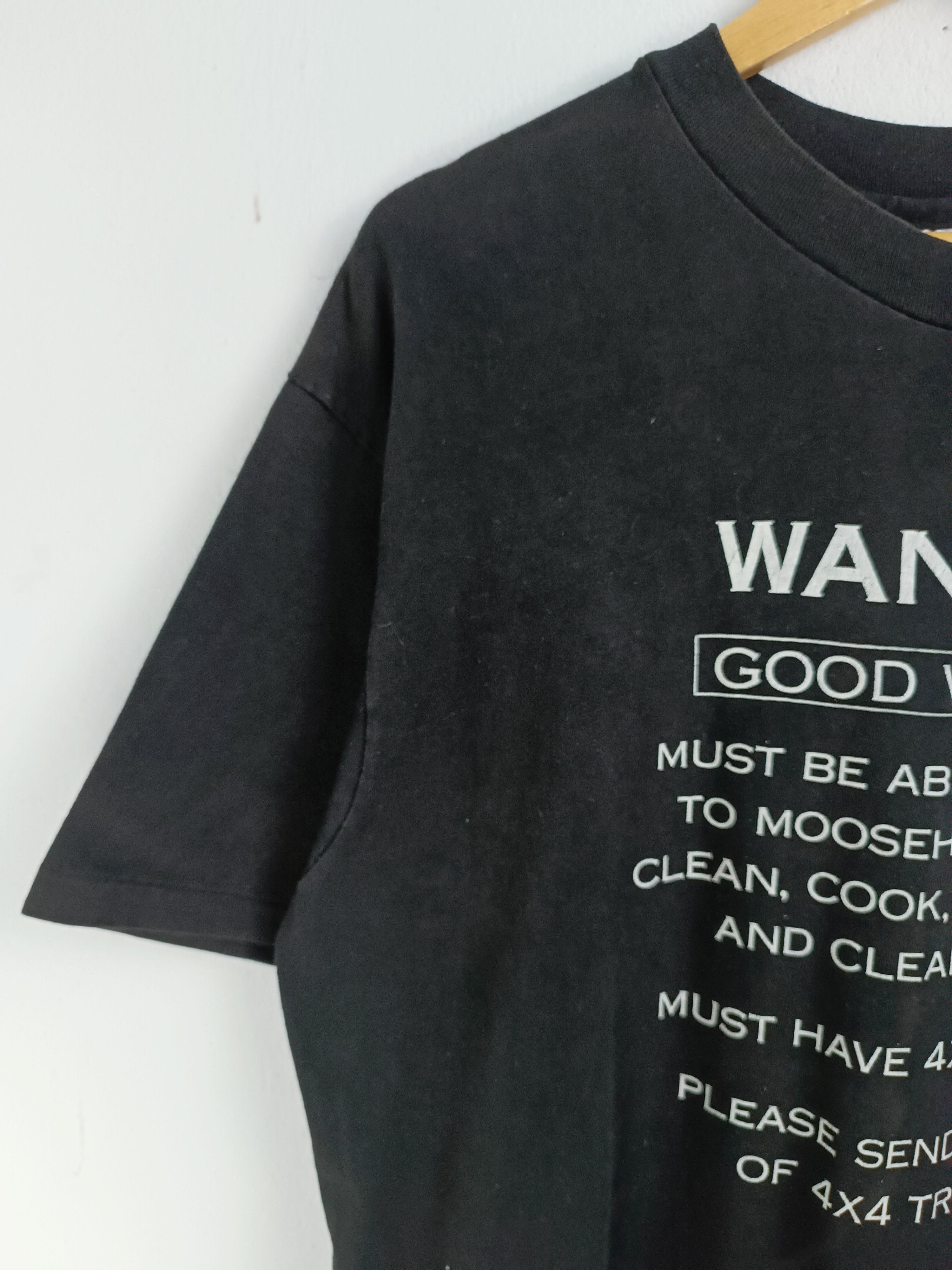 Other VINTAGE 90'S WANTED GOOD WOMAN HUMOR ADULT FUNNY TEE TRUCK Size US XL / EU 56 / 4 - 5 Thumbnail