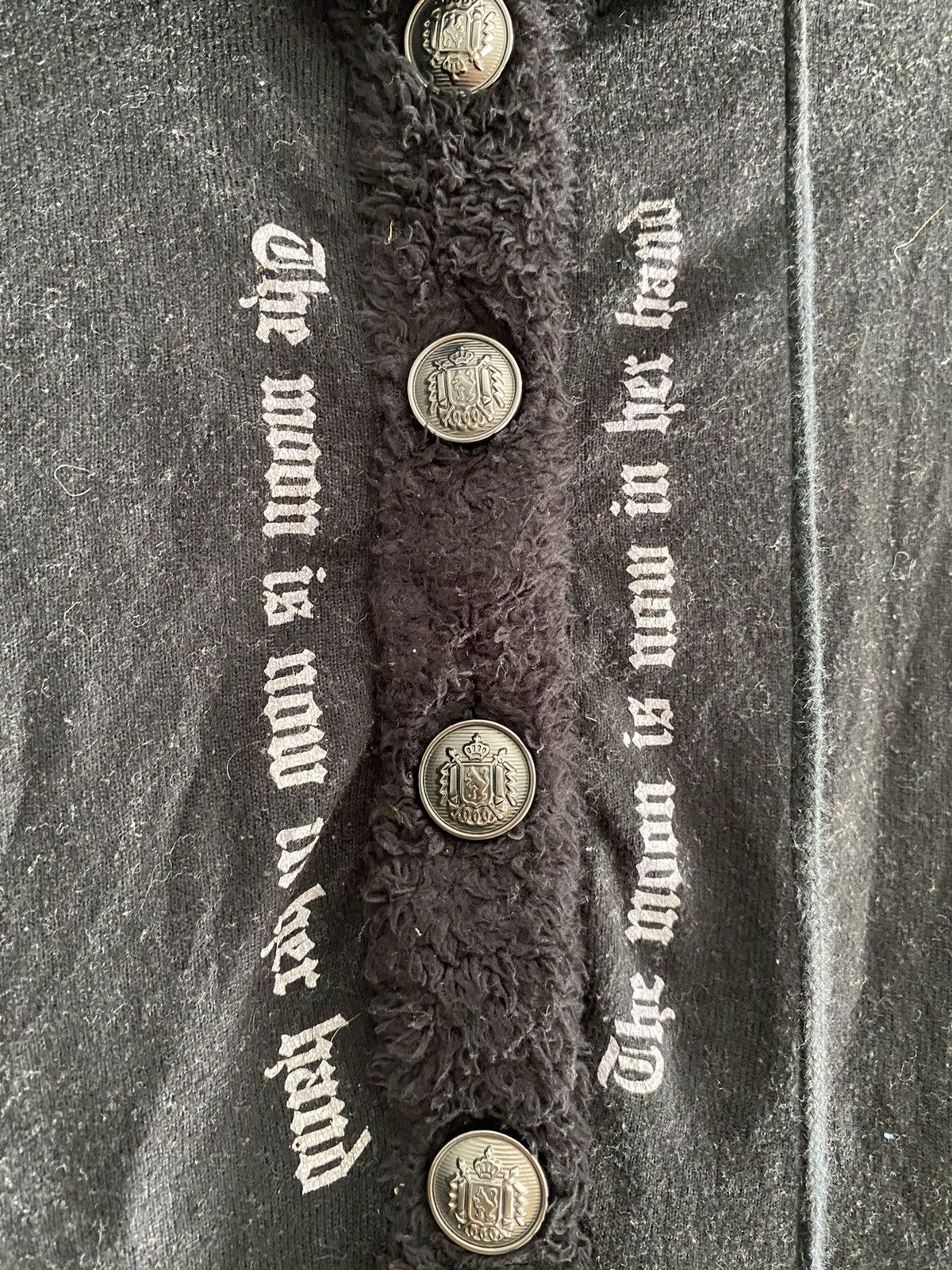 14th Addiction × If Six Was Nine × Yasuyuki Ishii Vintage Ryu ryu skull faux fur hoodie Size US M / EU 48-50 / 2 - 5 Thumbnail