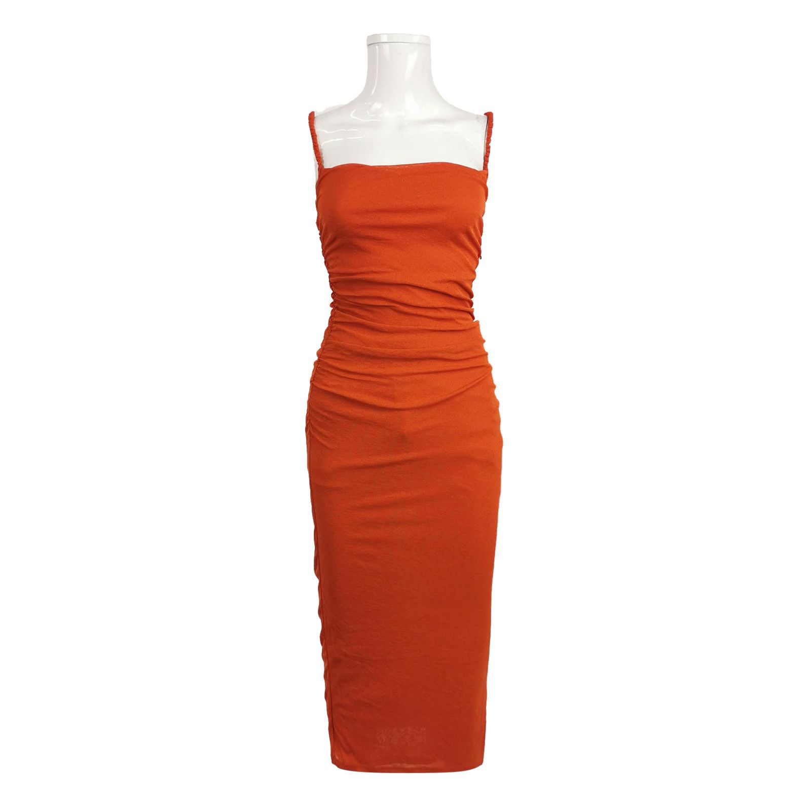 Nanushka Nanushka Ruched Midi Dress Size XS Size XS / US 0-2 / IT 36-38 - 1 Thumbnail