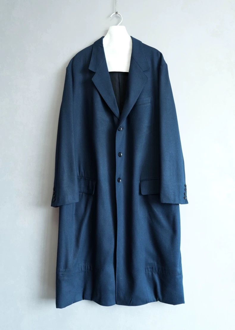 Yohji Yamamoto Yohji Yamamoto23SS silk denim jacquard coat 2503-Nextarrow Size US L / EU 52-54 / 3 - 3 Thumbnail