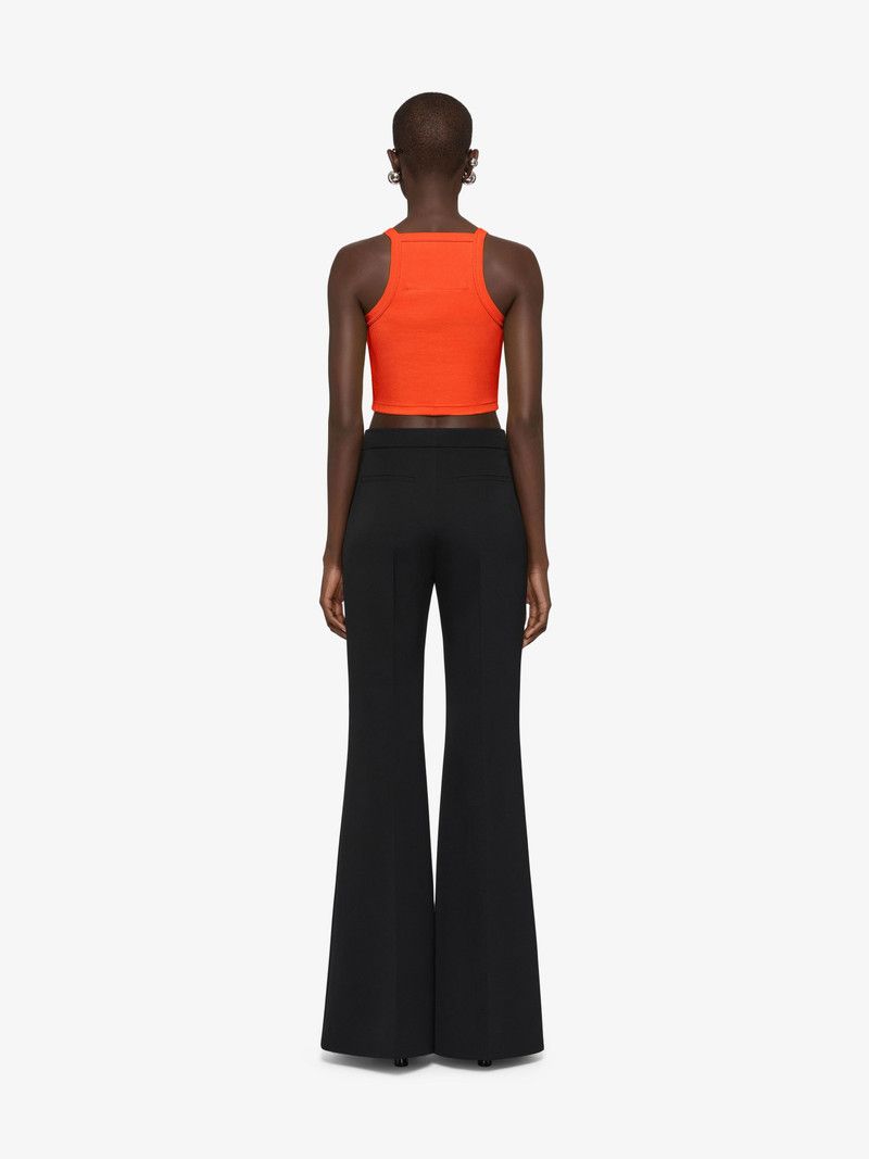 Givenchy o1n1vont0326 Cropped Tank Top in Orange Size L / US 10 / IT 46 - 3 Thumbnail
