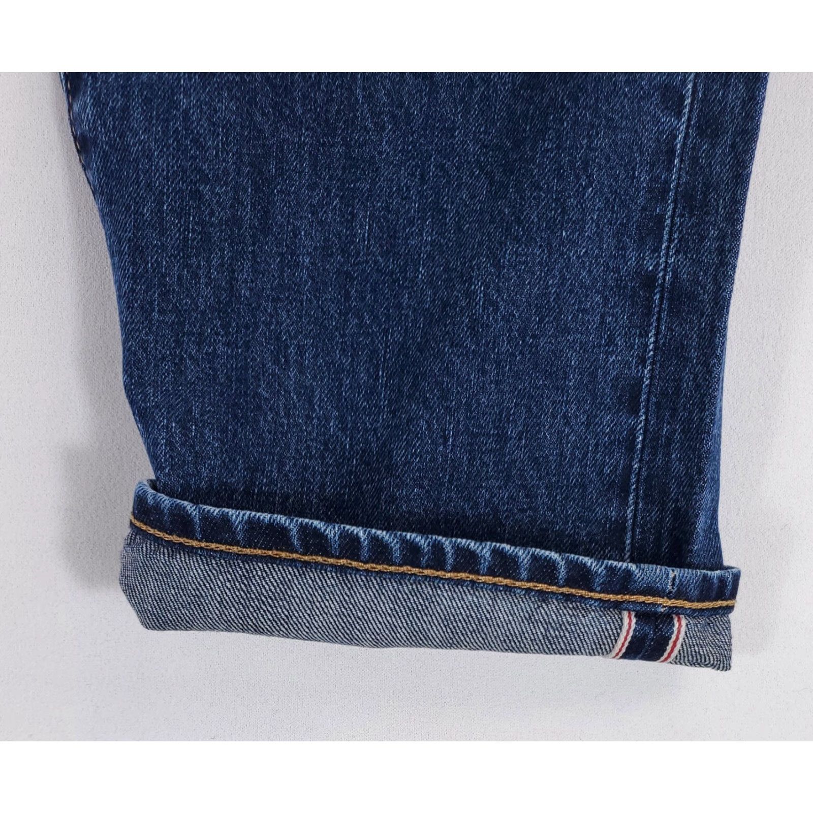 Todd Snyder **Todd Snyder Blue Selvedge Red Line Slim Fit Mens Jeans 35 x 32** User: Todd Snyder Red Line Blue Selvedge Slim Fit Mens Jeans 35 x 32 Size US 35 - 3 Thumbnail
