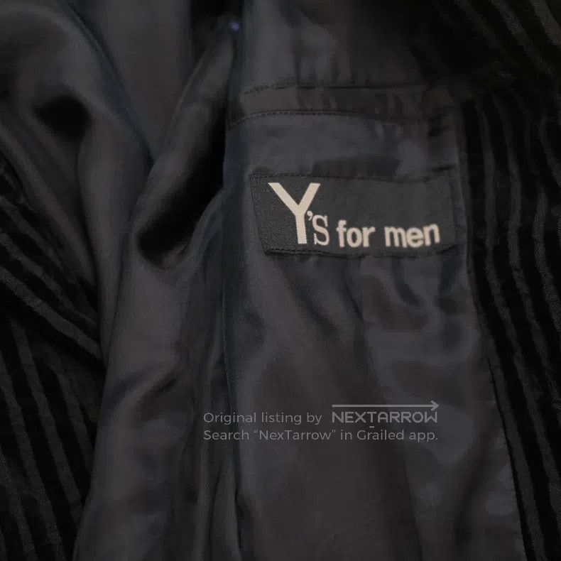 Yohji Yamamoto Yohji Yamamoto size 2 23 aw striped three pocket blazer Size 36R - 8 Thumbnail