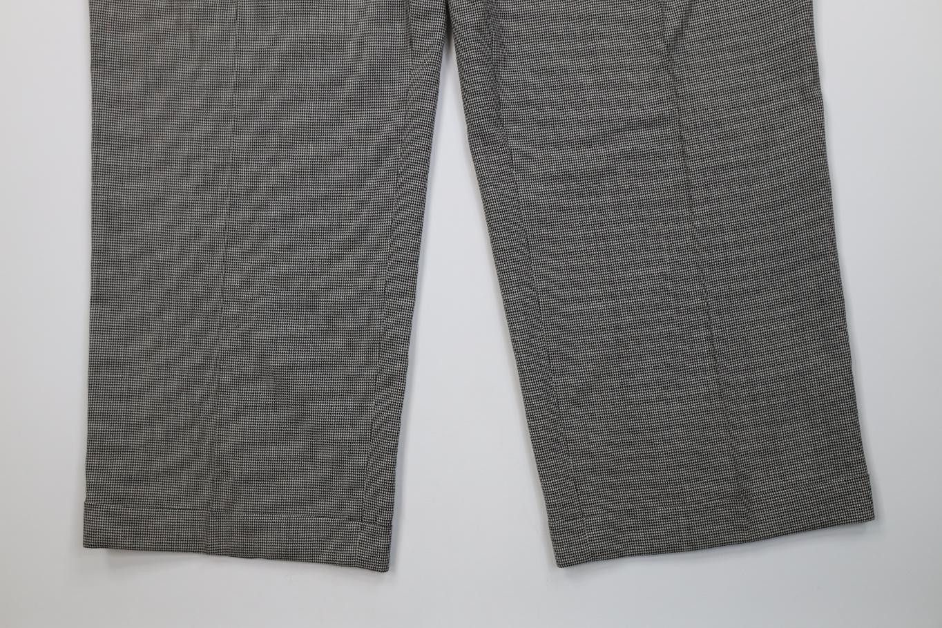 Vintage Vintage 70s Streetwear Houndstooth Wide Leg Chino Pants USA Size US 40 / EU 56 - 4 Thumbnail