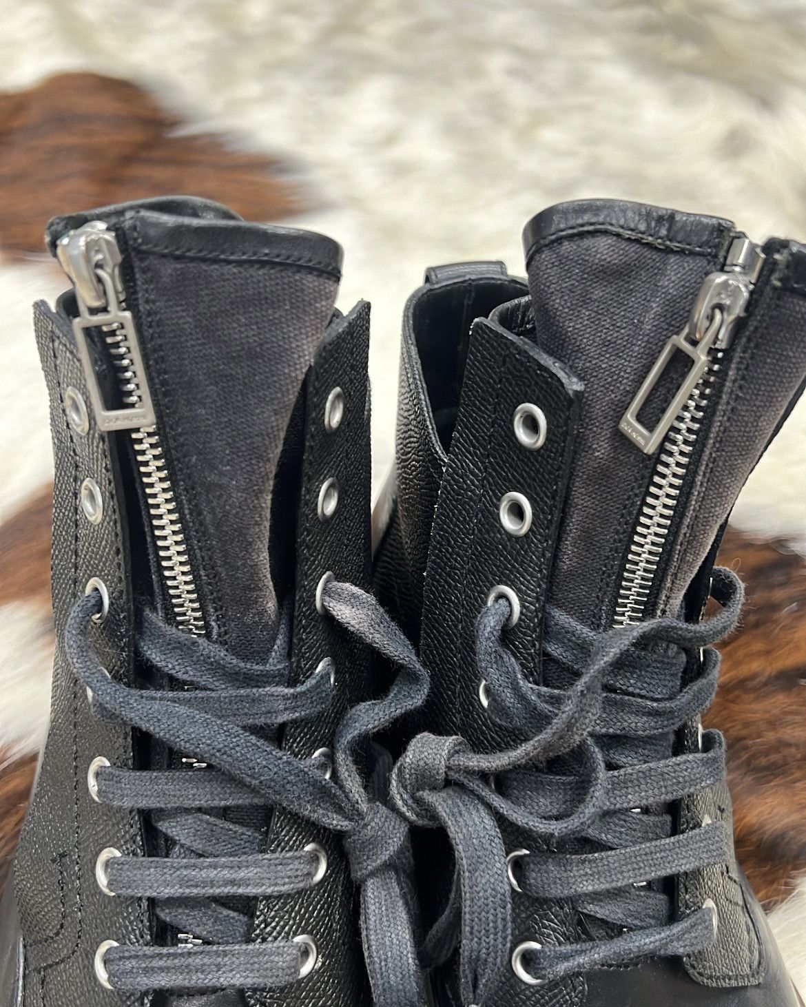 Dior Dior Homme 12SS Military Combat ZipUp Boots Size US 6.5 / EU 39-40 - 2 Thumbnail