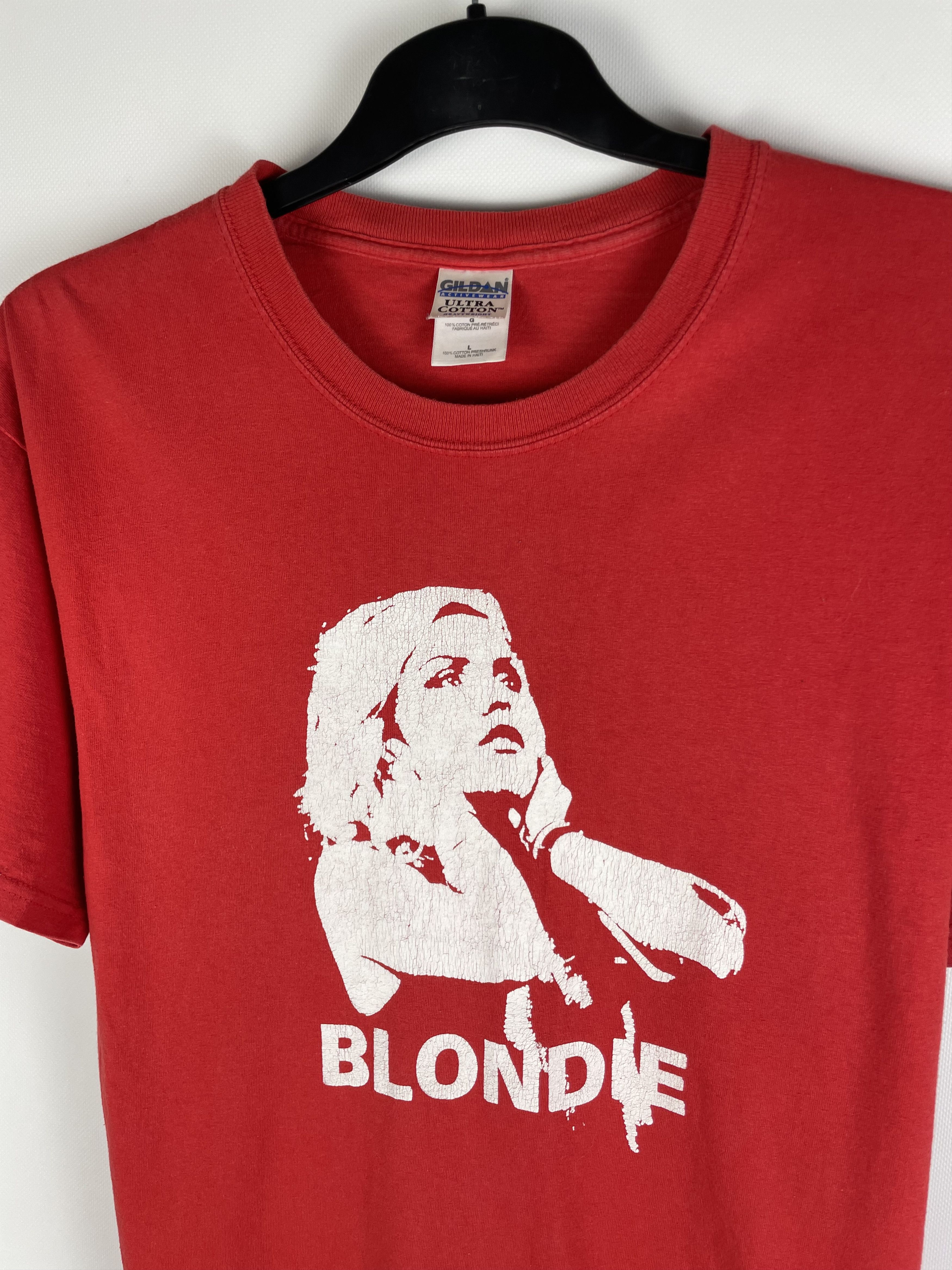 Band Tees Vtg Blondie Debbie Harry Tailgate T-shirt 90s Size US L / EU 52-54 / 3 - 3 Thumbnail