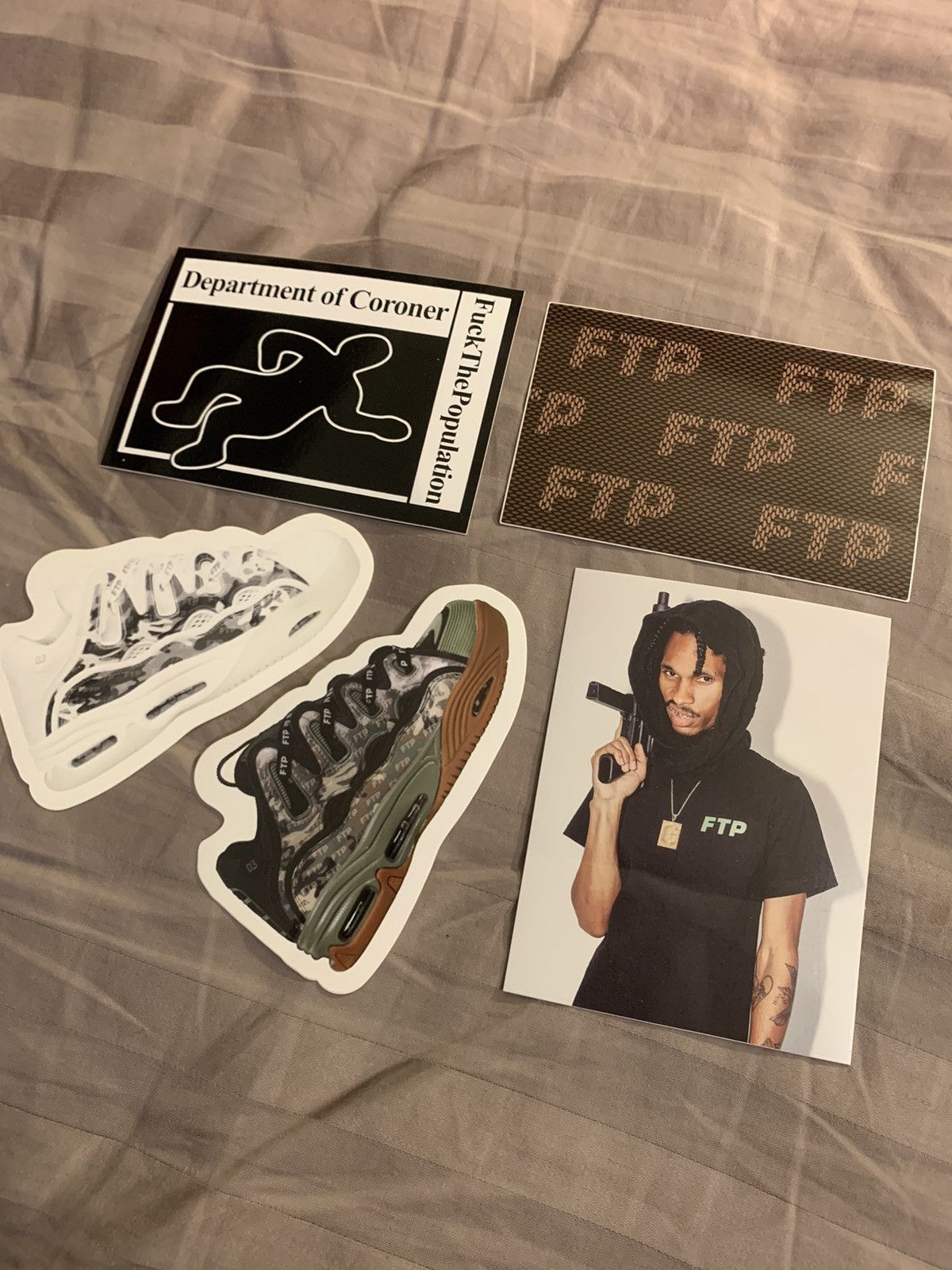 Fuck The Population FTP Sticker Lot (5 Pieces) Size ONE SIZE - 1 Preview