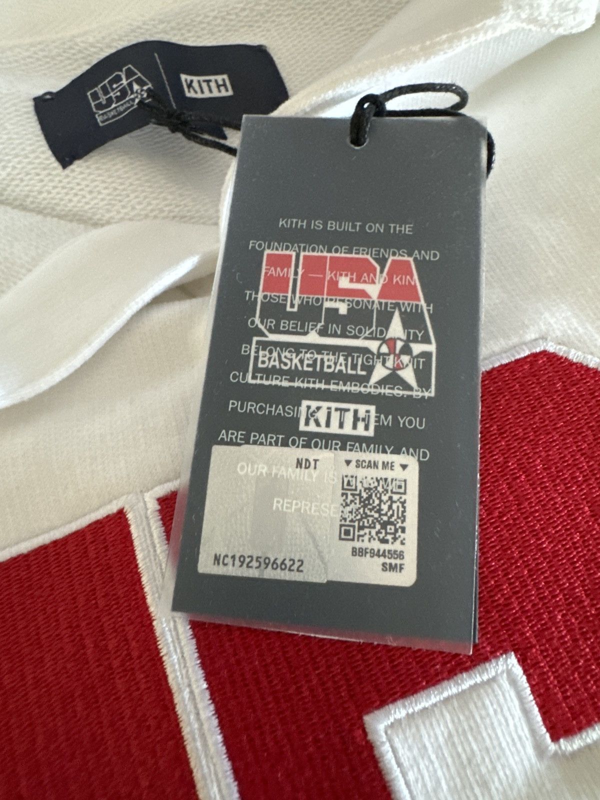Kith × USA Olympics Kith for USA Basketball Nelson Collared Pullover - White Size US M / EU 48-50 / 2 - 2 Thumbnail