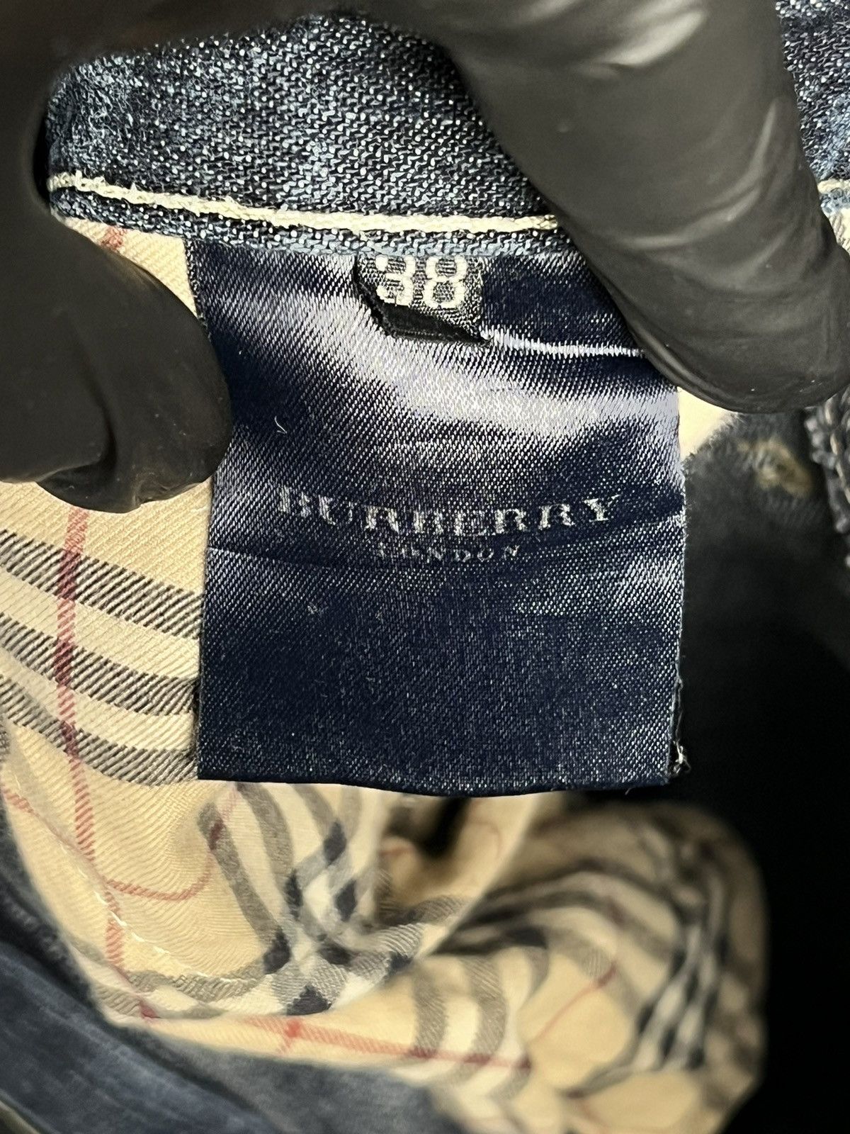 Burberry × Vintage Burberry Vintage wide jeans Italy Size US 38 / EU 54 - 13 Thumbnail