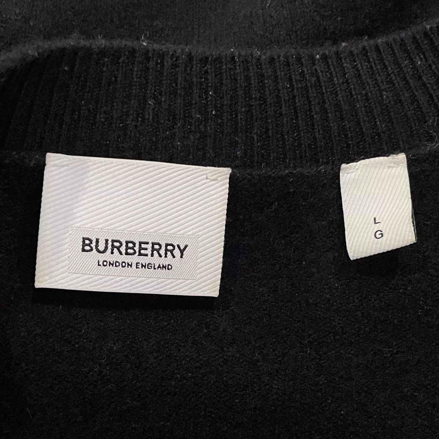 Burberry Burberry Black Sweater Size L - Stylish & Soft Size US L / EU 52-54 / 3 - 5 Thumbnail