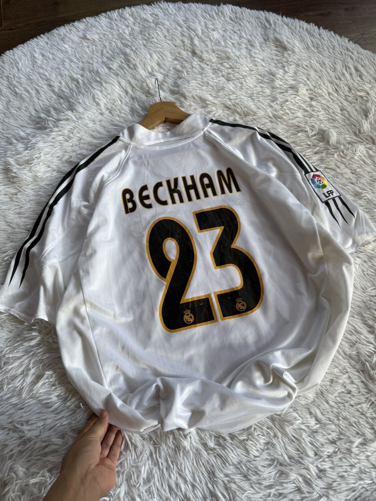Vintage Real madrid 2004 / 2005 adidas jersey Size US L / EU 52-54 / 3 - 3 Thumbnail