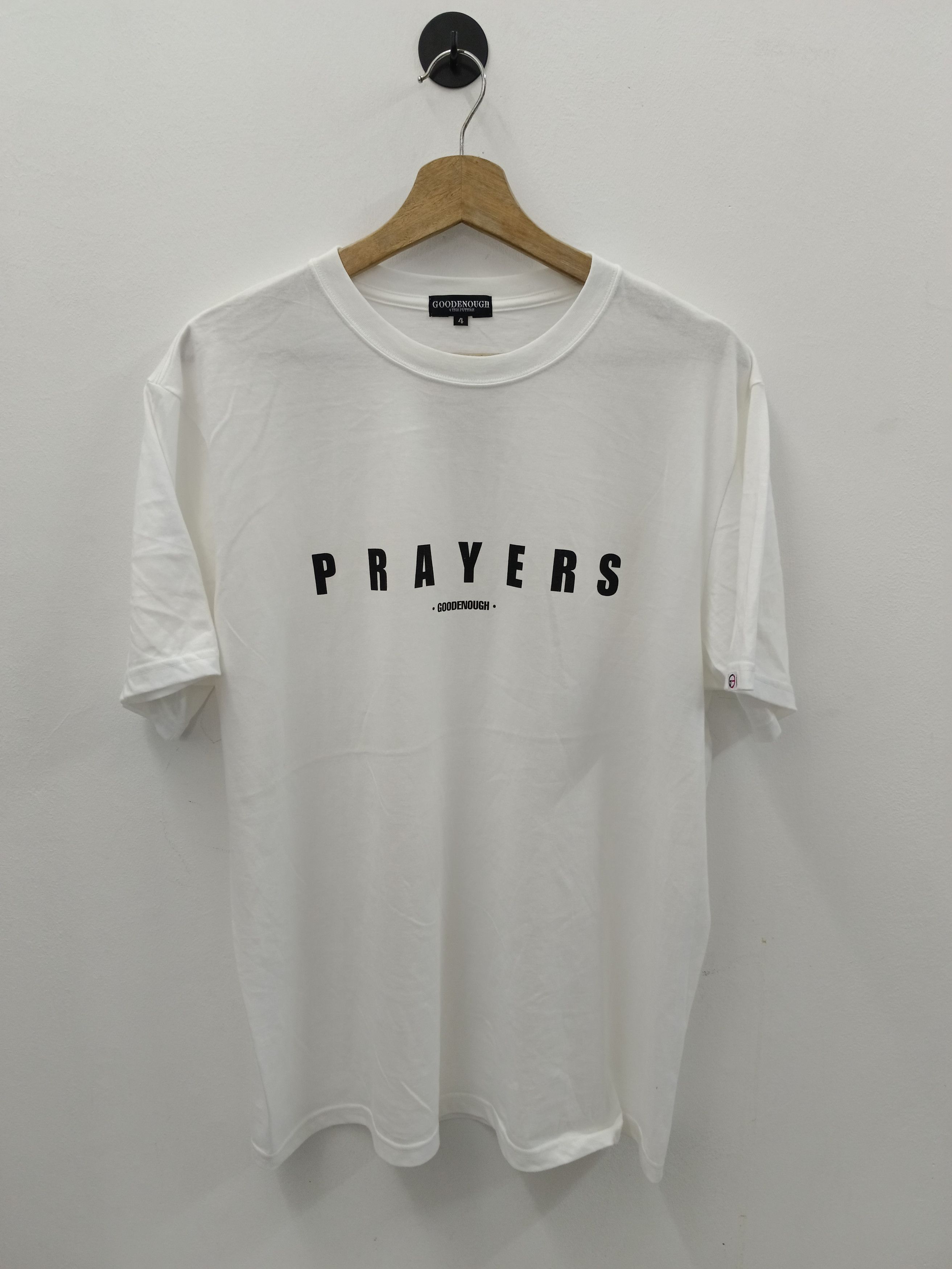 GOODENOUGH GOODENOUGH "Prayers" Charity T-Shirt Hiroshi Fujiwara Size US L / EU 52-54 / 3 - 1 Thumbnail