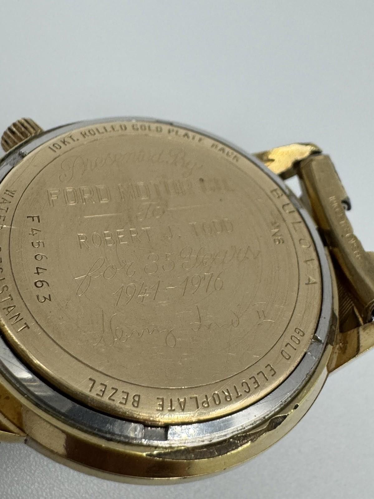 Bulova 1976 Bulova Accutron Watch Henry Ford II 10kt Gold Bulova Size ONE SIZE - 4 Thumbnail