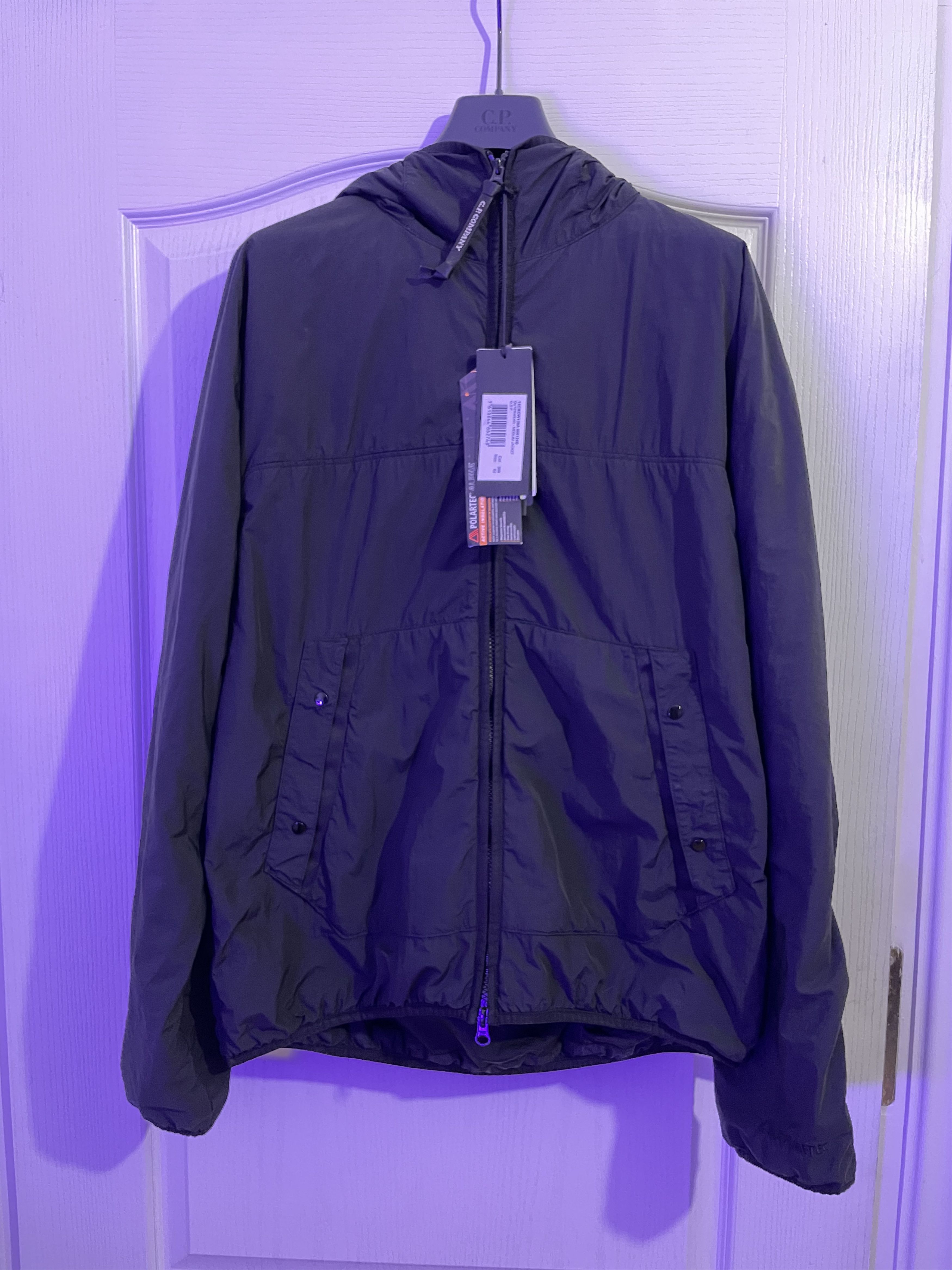 image of C P Company G.d.p. Goggle Jacket in Black, Men's (Size Large)