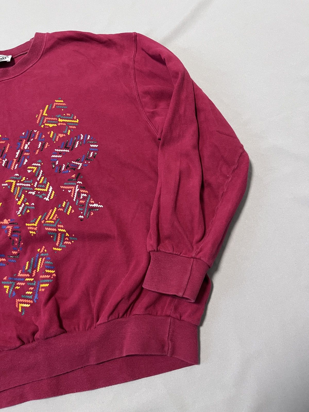 Missoni Missoni Vintage Italy Sport Big Logo Red Sweatshirt Size US M / EU 48-50 / 2 - 4 Thumbnail