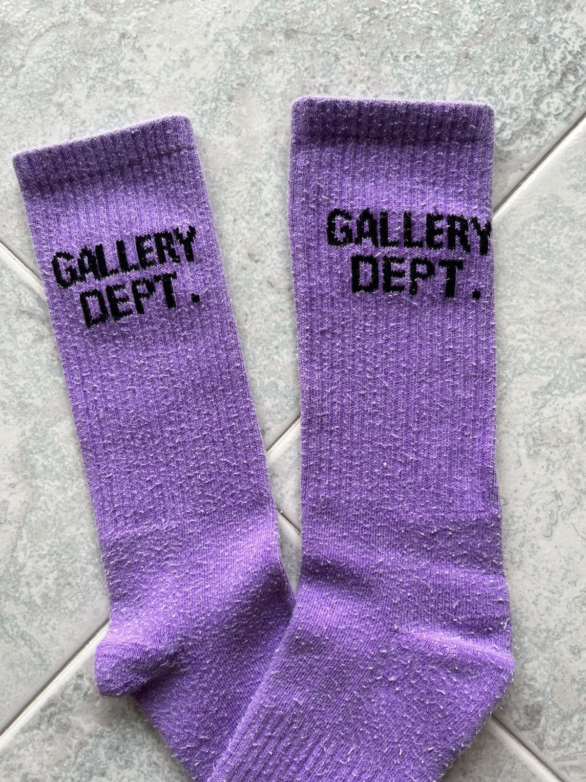 Gallery Dept. Gallery Dept. Logo Socks - Purple - Deadstock / New Size ONE SIZE - 3 Thumbnail