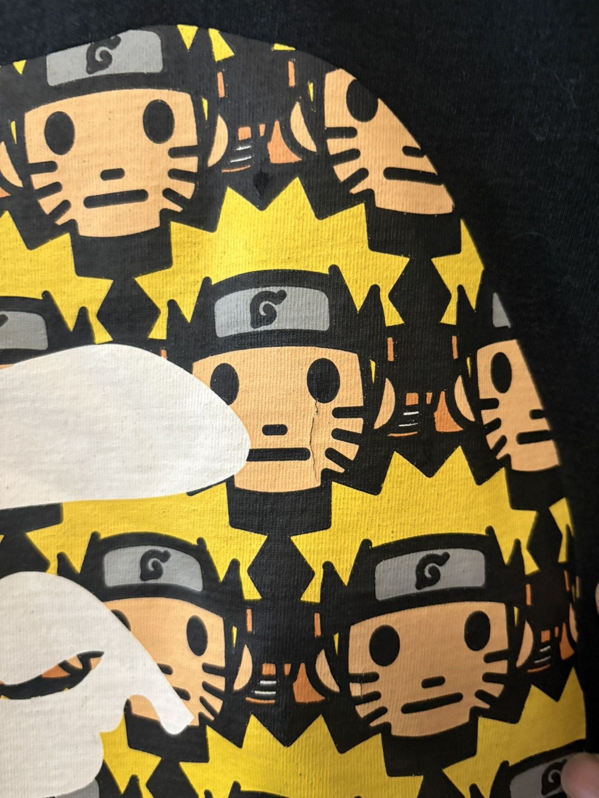 Bape Bape X Naruto Ape head tee Size US L / EU 52-54 / 3 - 5 Thumbnail