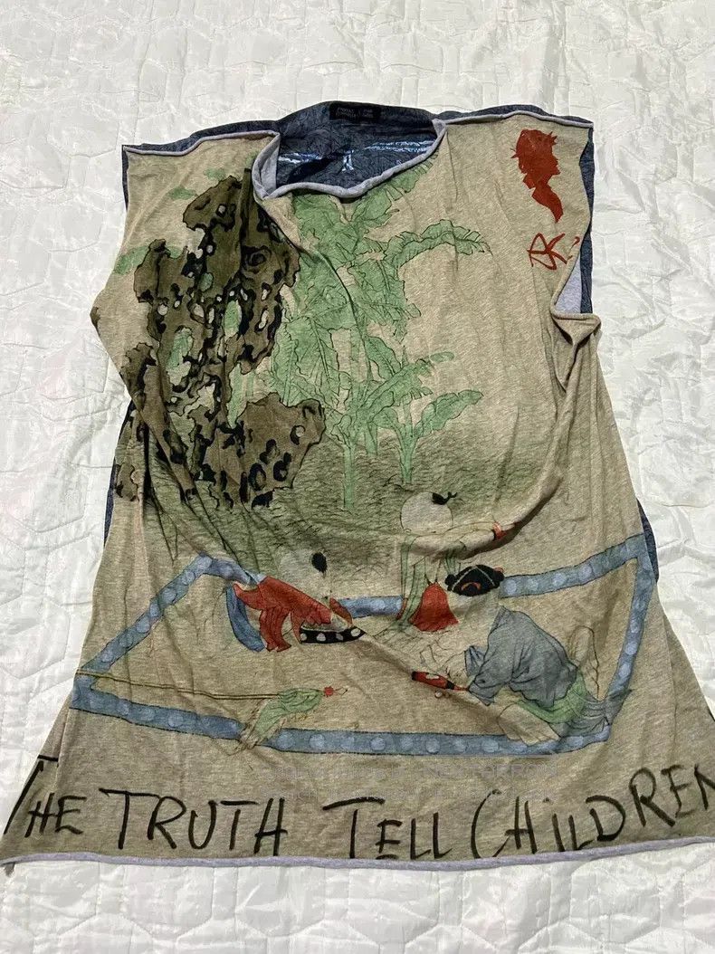 Vivienne Westwood Vivienne Westwood Chinese Children's Block Print T-Shirt Size ONE SIZE - 1 Thumbnail