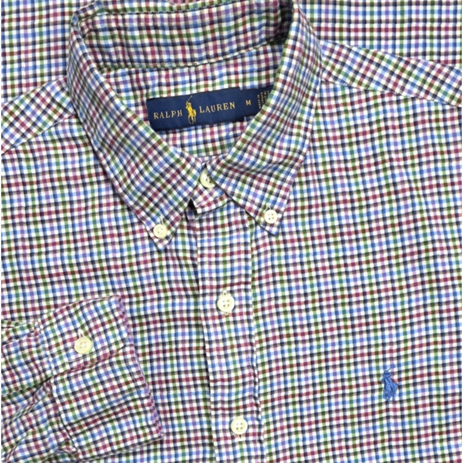 Polo Ralph Lauren Polo Ralph Lauren Button-Up Shirt Men M Multicolor Plaid Long Sleeve Flannel Size US M / EU 48-50 / 2 - 2 Thumbnail