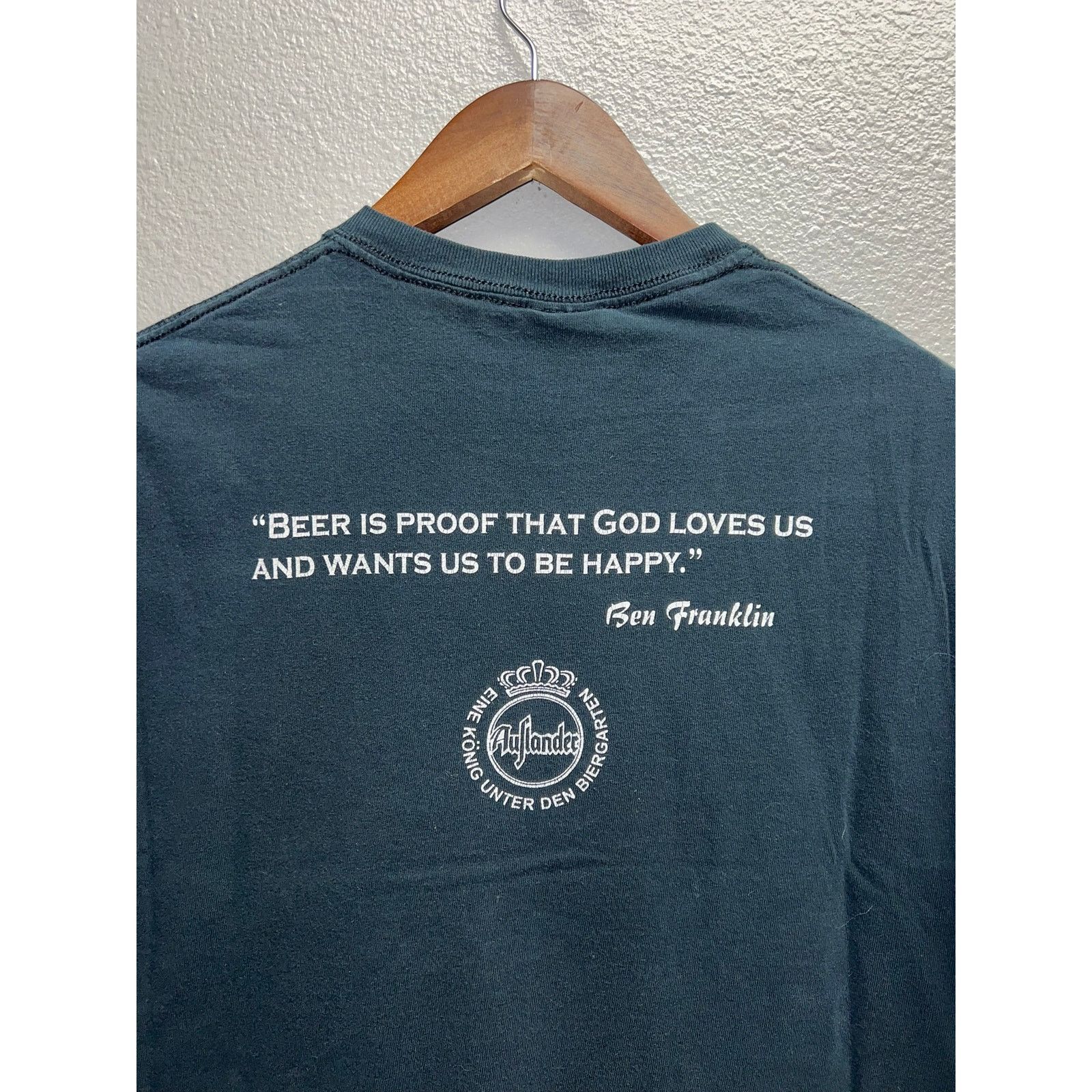 Gildan Vintage Auslander Shirt Fredericksburg Texas Beer Tee VTG M Size US M / EU 48-50 / 2 - 6 Thumbnail