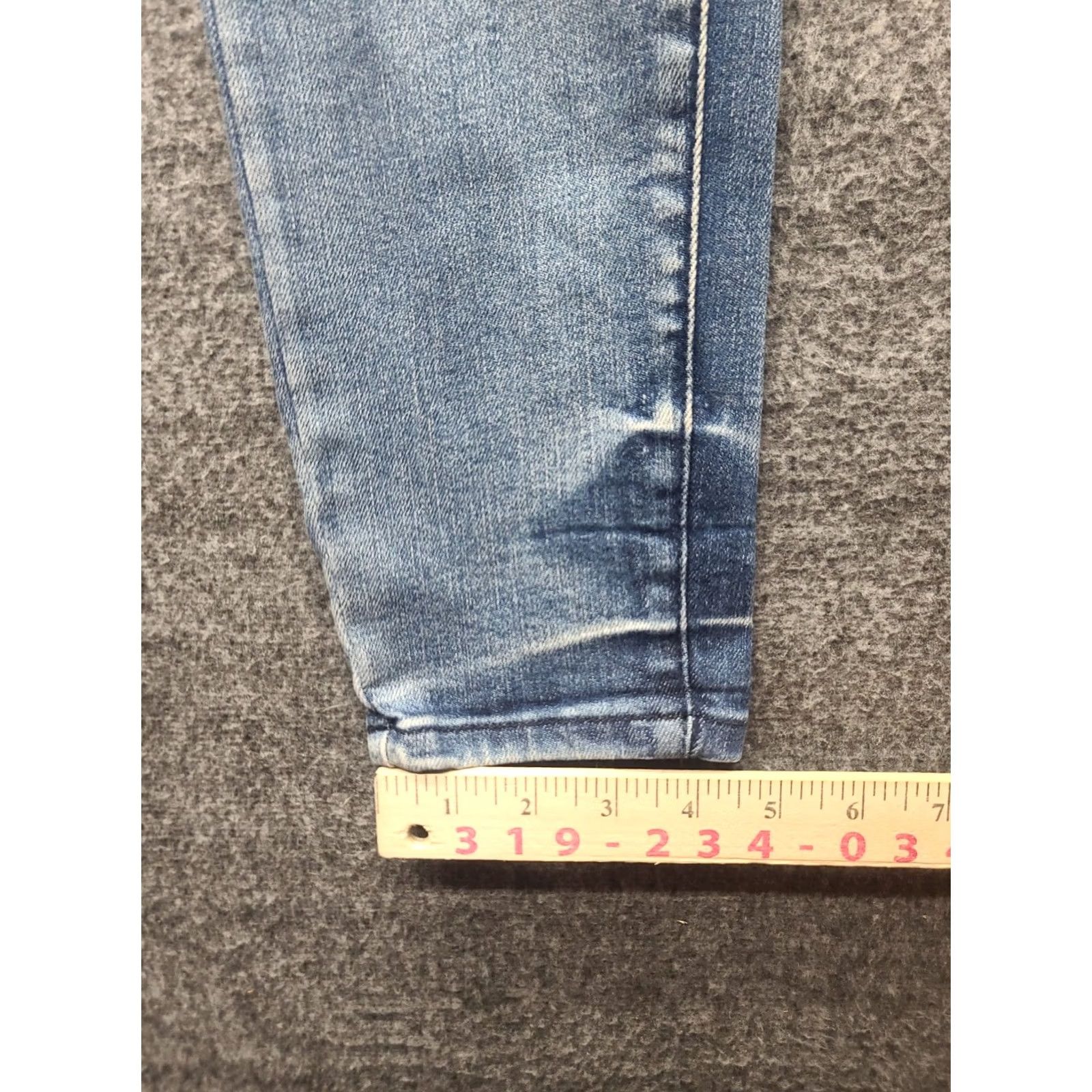 Vintage Judy Blue Jeans Womens 28x27 Skinny Fit High Rise Ankle Distressed Denim Pocket Zipper Button 5-Pocket Design Sm*liM Bohemian City Preppy Jeans Women Size 32" / US 10 / IT 46 - 7 Thumbnail