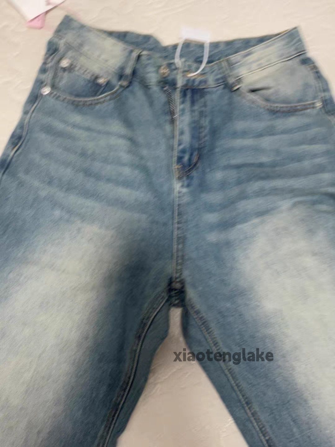 Jean × Vintage washed faded cleanfit yuppie loose baggy jeans Size US 32 / EU 48 - 9 Thumbnail