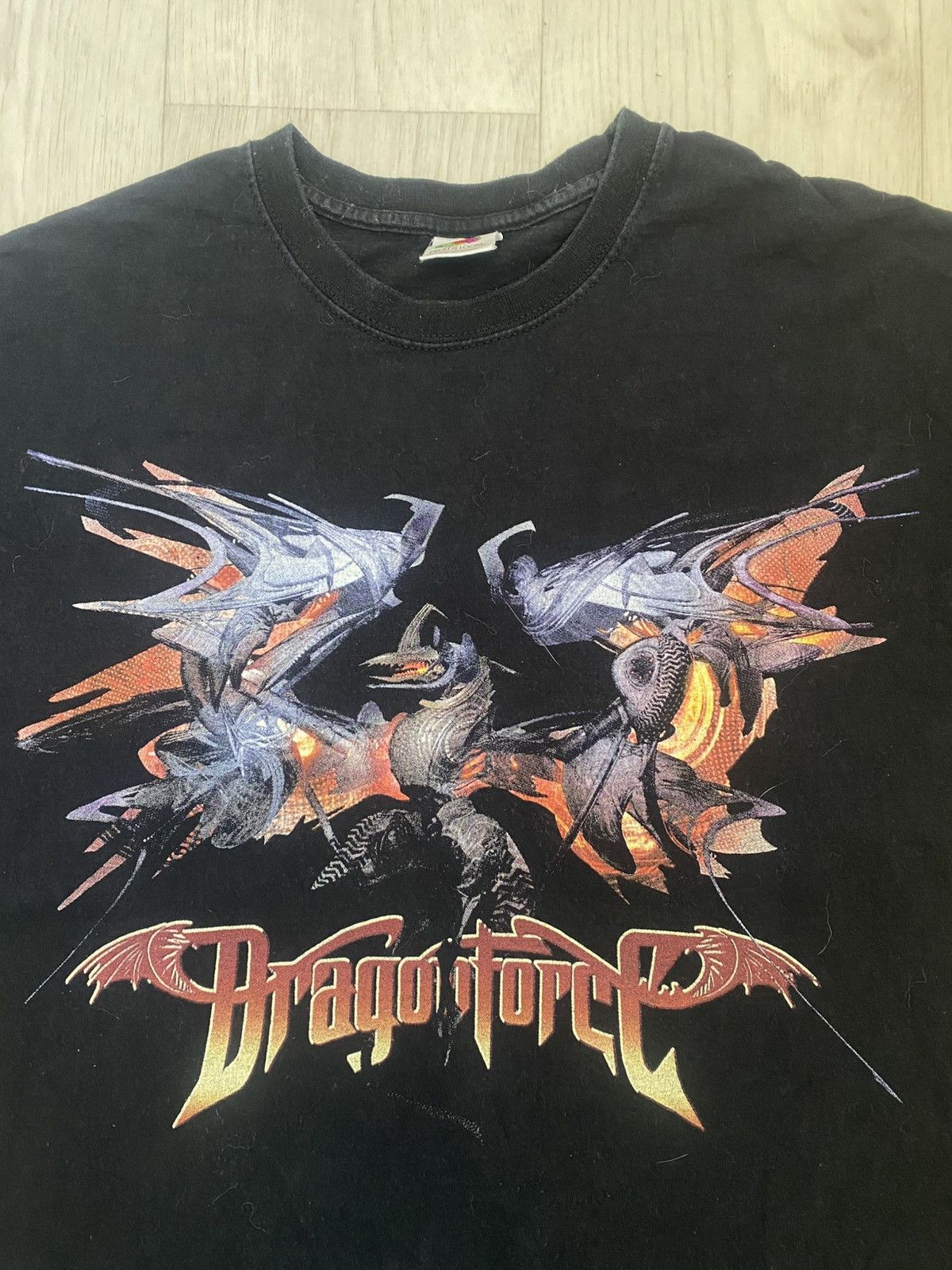 Band Tees × Vintage Dragonforce Band Rock Metal Vintage T shirt size L Mens Size US L / EU 52-54 / 3 - 2 Thumbnail