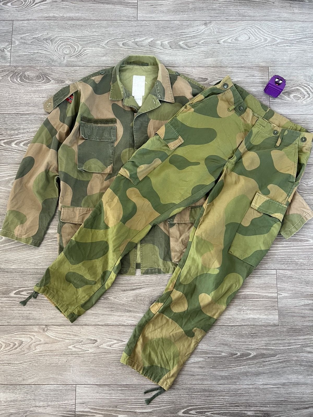 Vintage VINTAGE ‼️ Norwegian Camo NATO Army Tactical Jacket Size US M / EU 48-50 / 2 - 25 Thumbnail