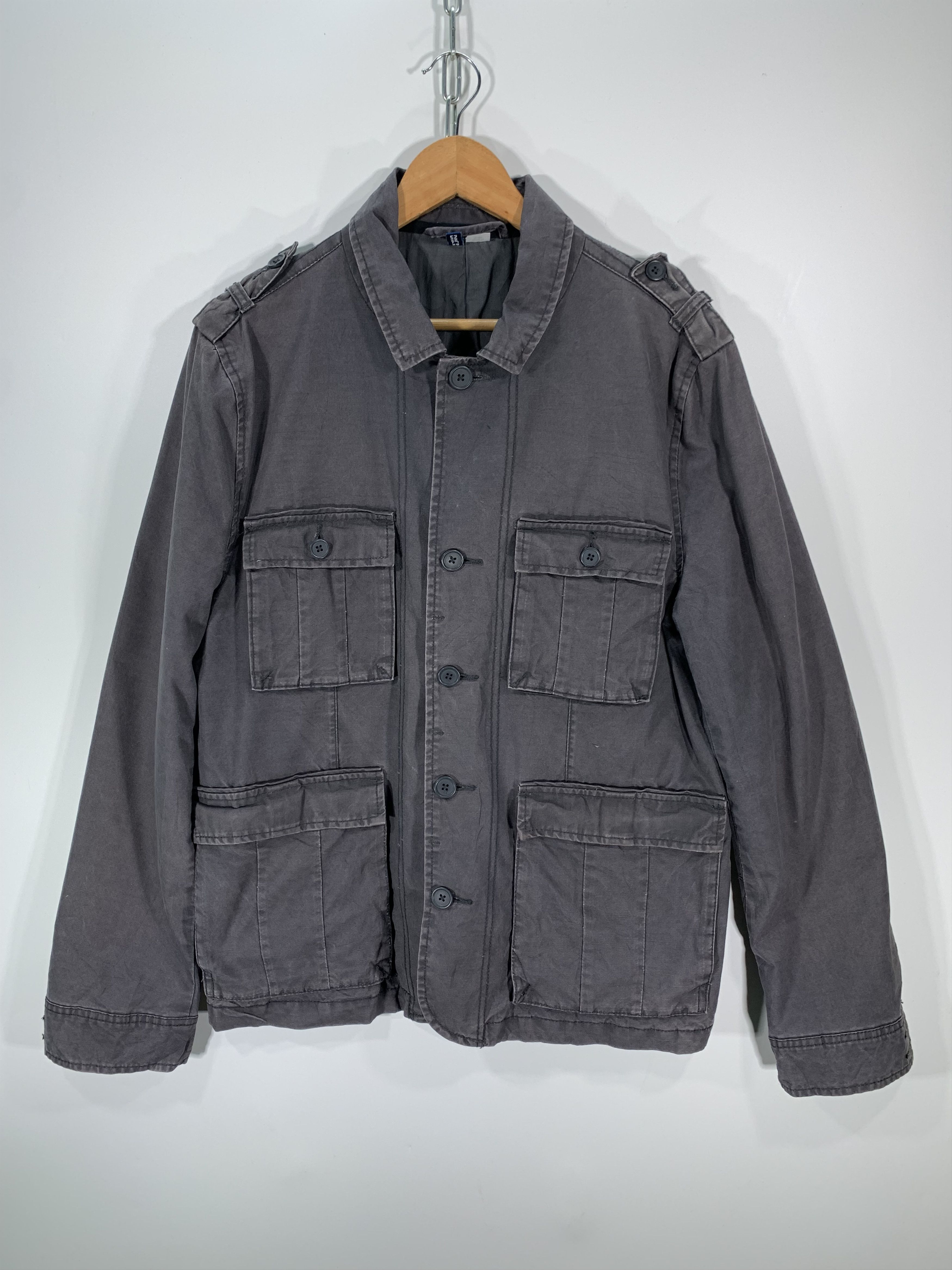 Divided × Japanese Brand × Vintage ⚡️Vintage Divided Military Faded Gray Size US S / EU 44-46 / 1 - 1 Thumbnail
