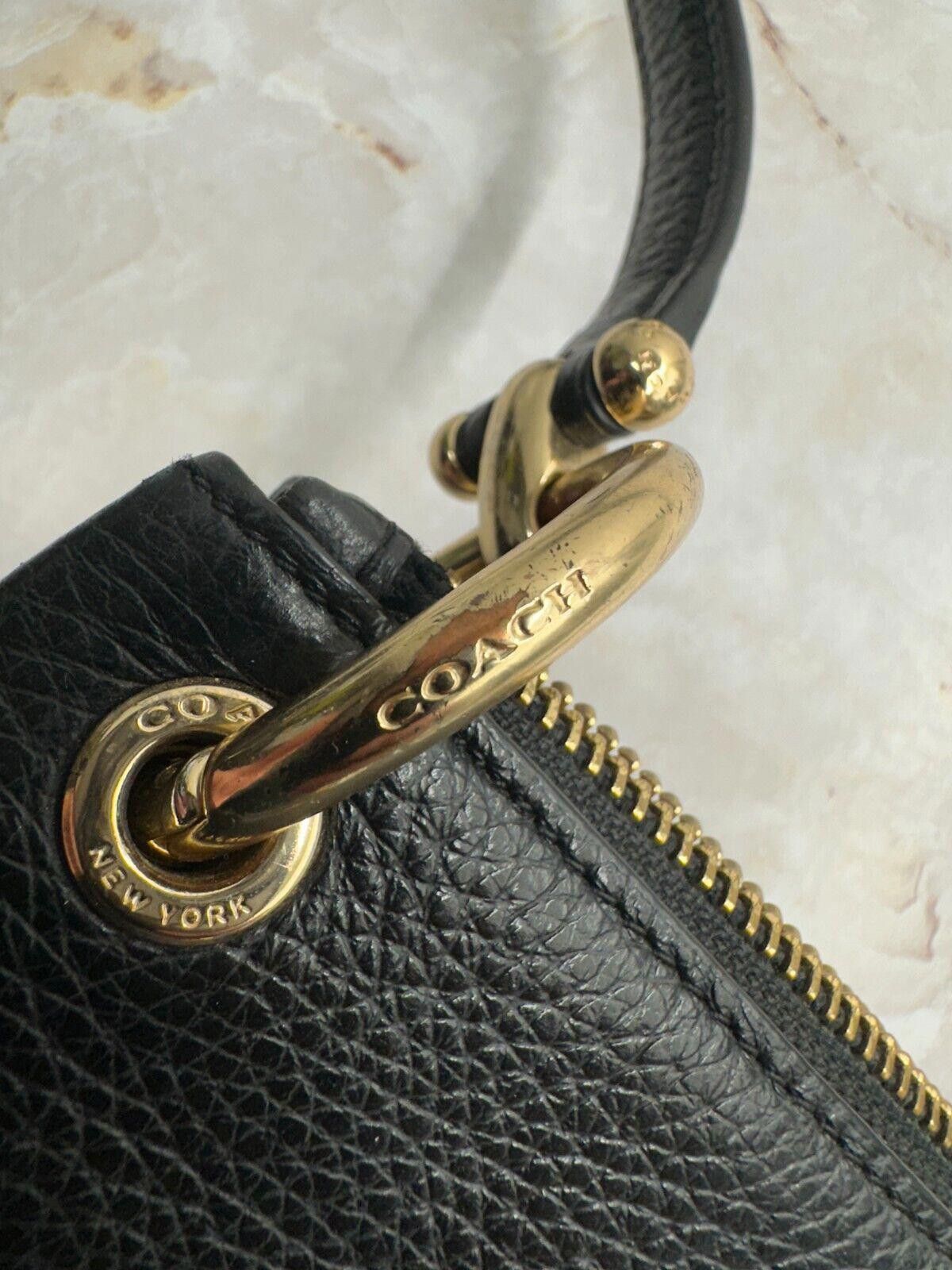 Coach Coach Black Leather Bag A2080-F6645 Size ONE SIZE - 6 Thumbnail