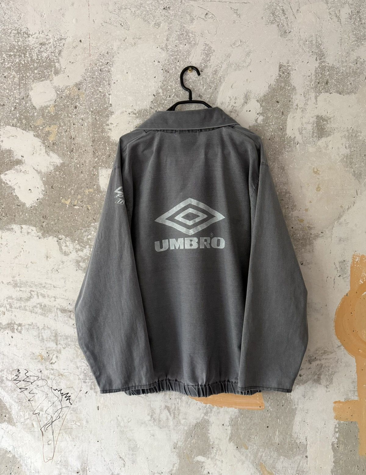 Umbro Vintage Umbro Training Drill Top Sweatshirt Washed Jacket Size US M / EU 48-50 / 2 - 14 Thumbnail
