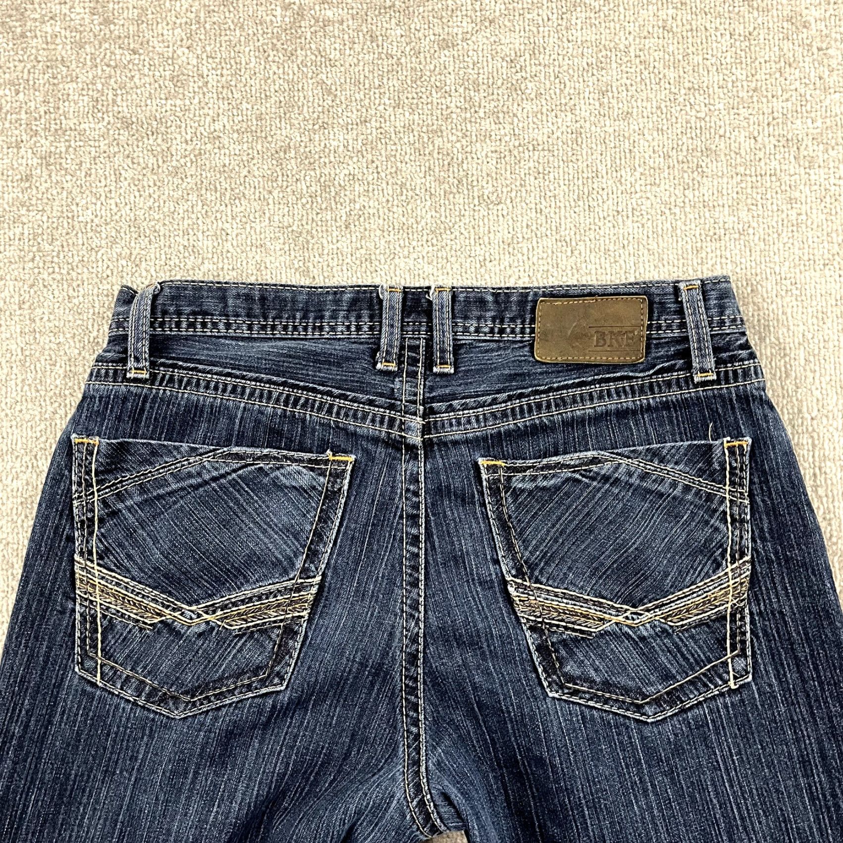 BKE BKE Jeans Mens Size 32 Regular Blue Denim Medium Wash Stretch Straight Leg 5-Pocket Classic American Outdoor Vintage No Size US 32 / EU 48 - 4 Thumbnail